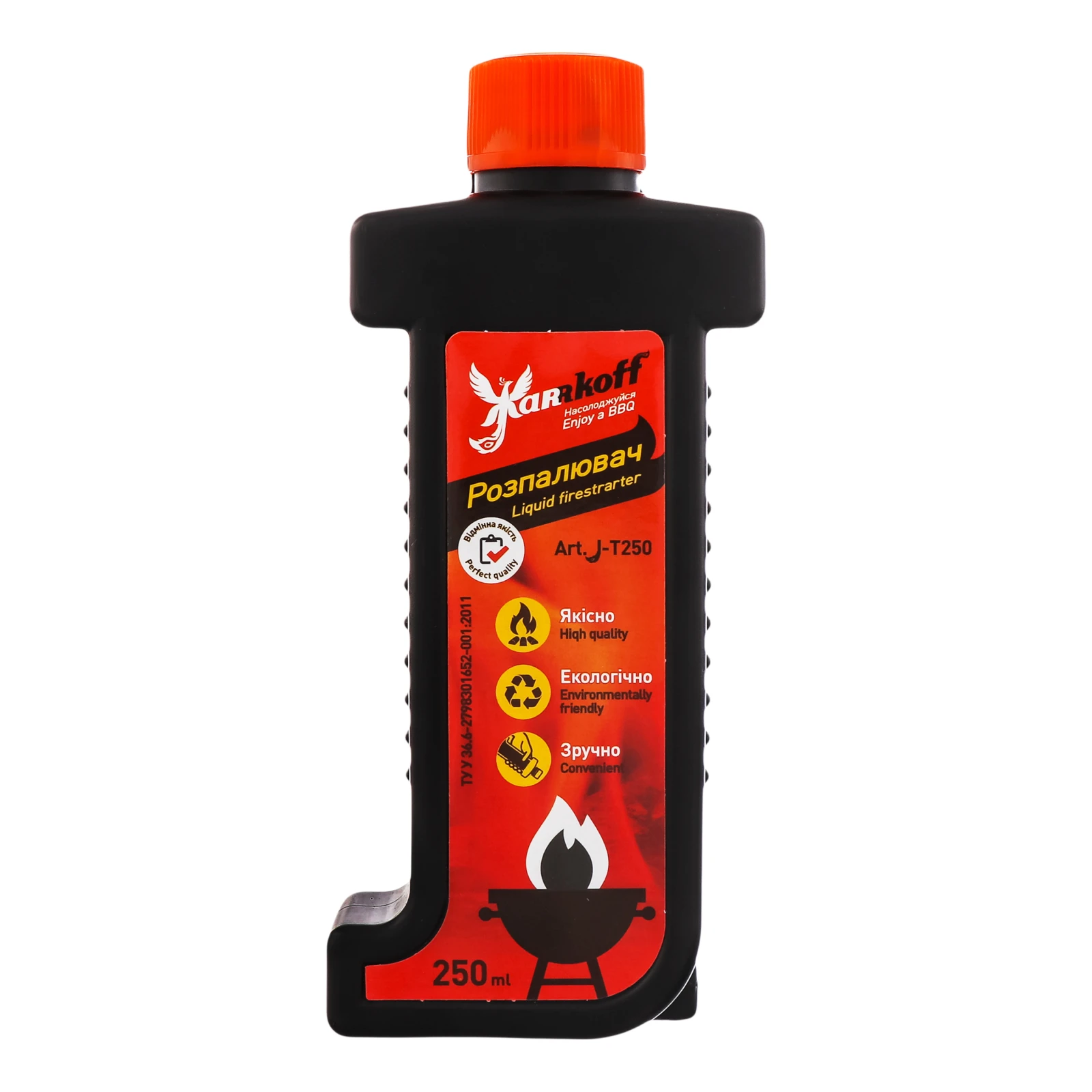 Рідина для розпалювання Jarrkoff 250мл J-T250 Фото №:1