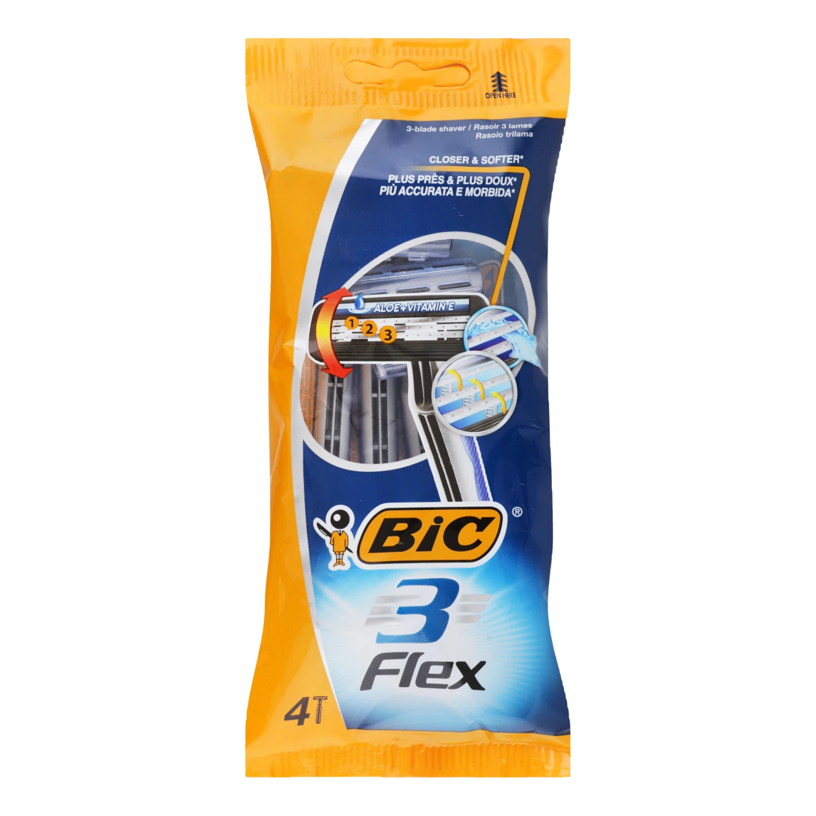 & Станки д/гоління BIC flex 4шт Фото №:1