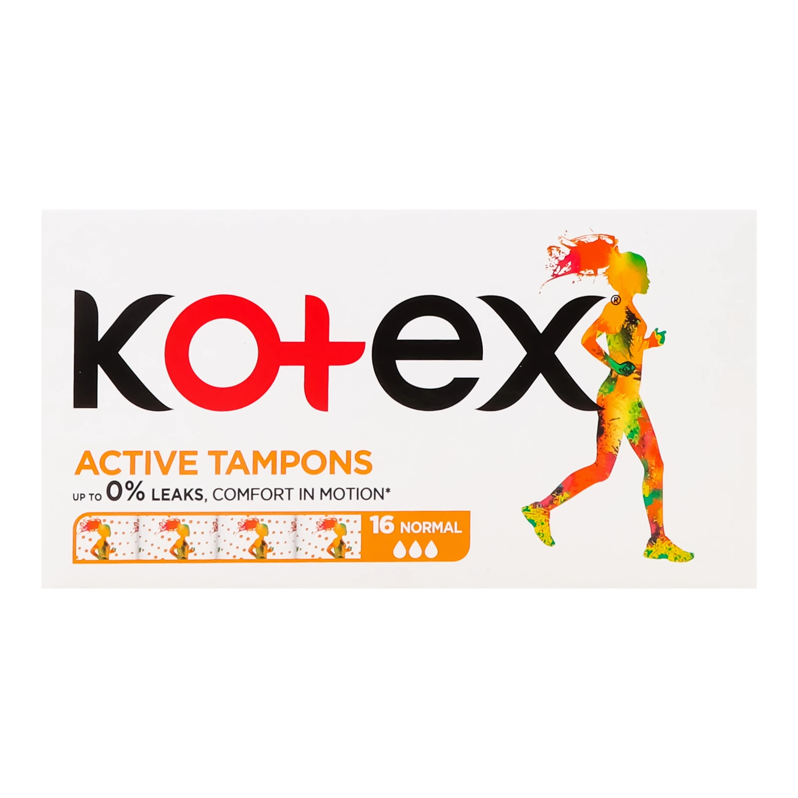 Тампони Kotex Active Normal гігієнічні 16шт/уп Фото №:1