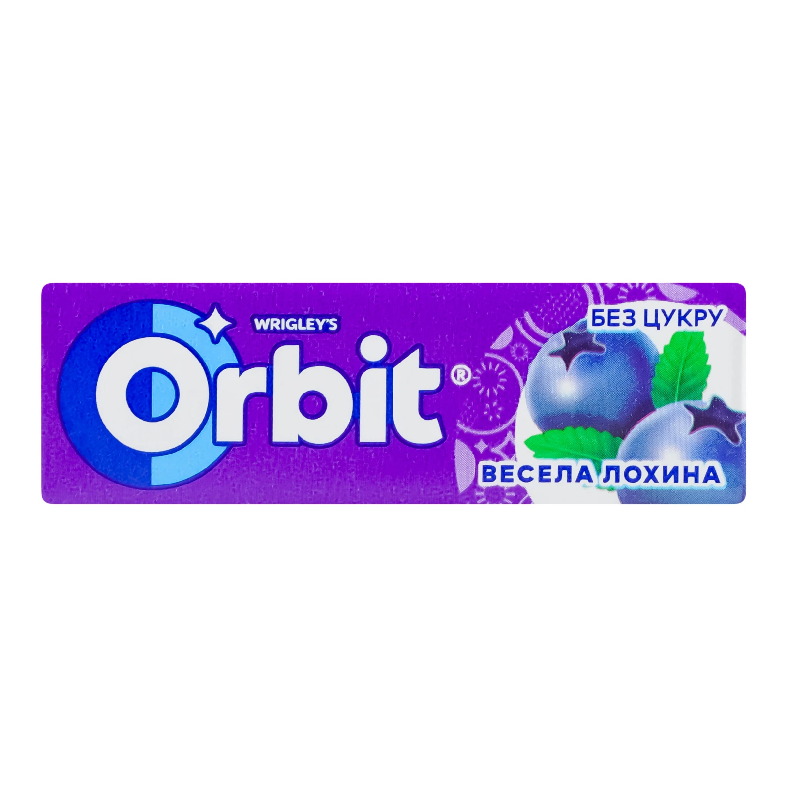 Гумка жувальна Orbit Весела лохина без цукру 14г Фото навігації №:1