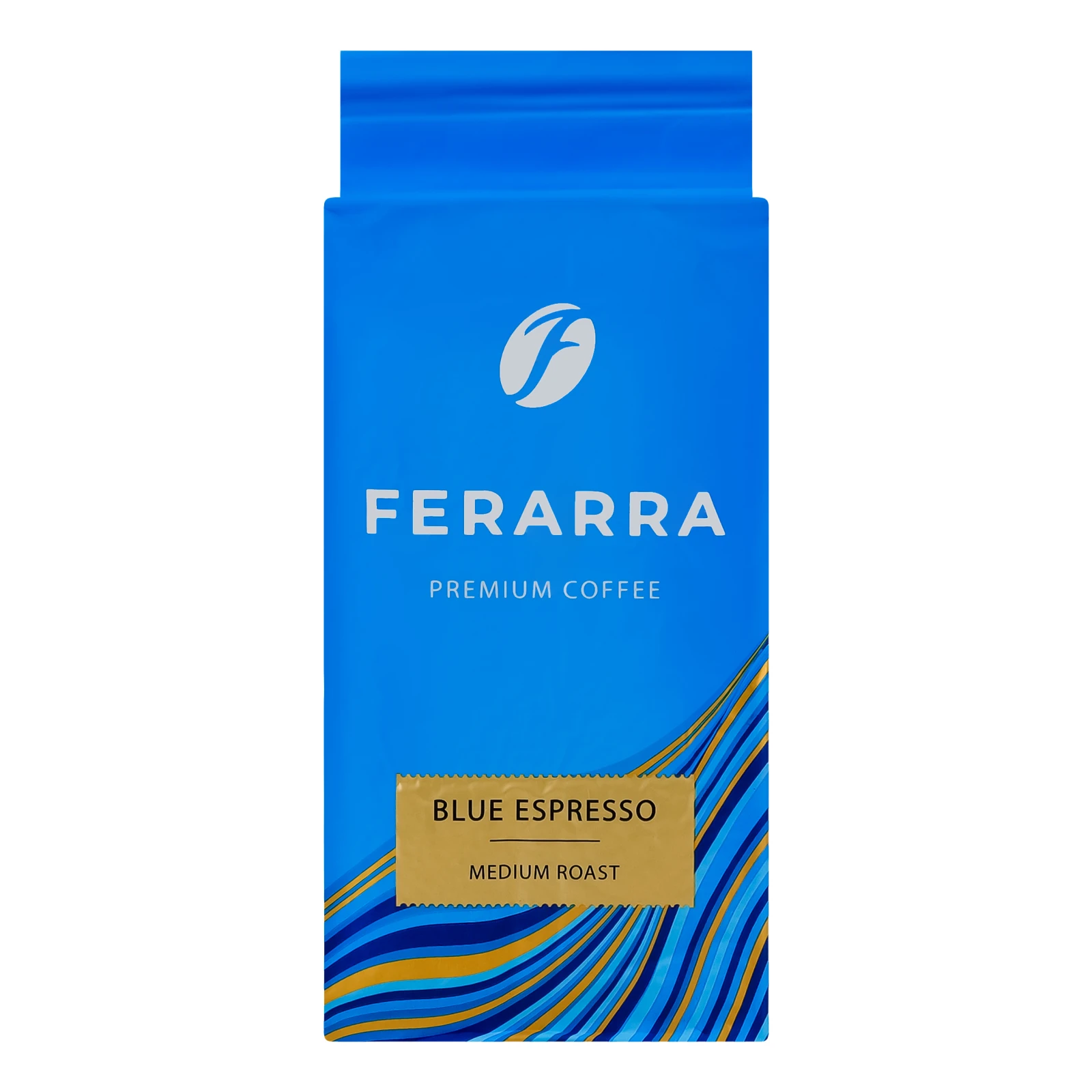 Кава Ferarra Blue Espresso натуральна смажена мелена 250г Фото навігації №:1