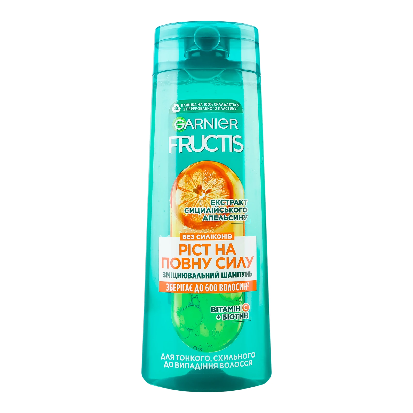 Шампунь для волосся Garnier Fructis Ріст на повну силу зміцнювальний 400мл Фото №:1
