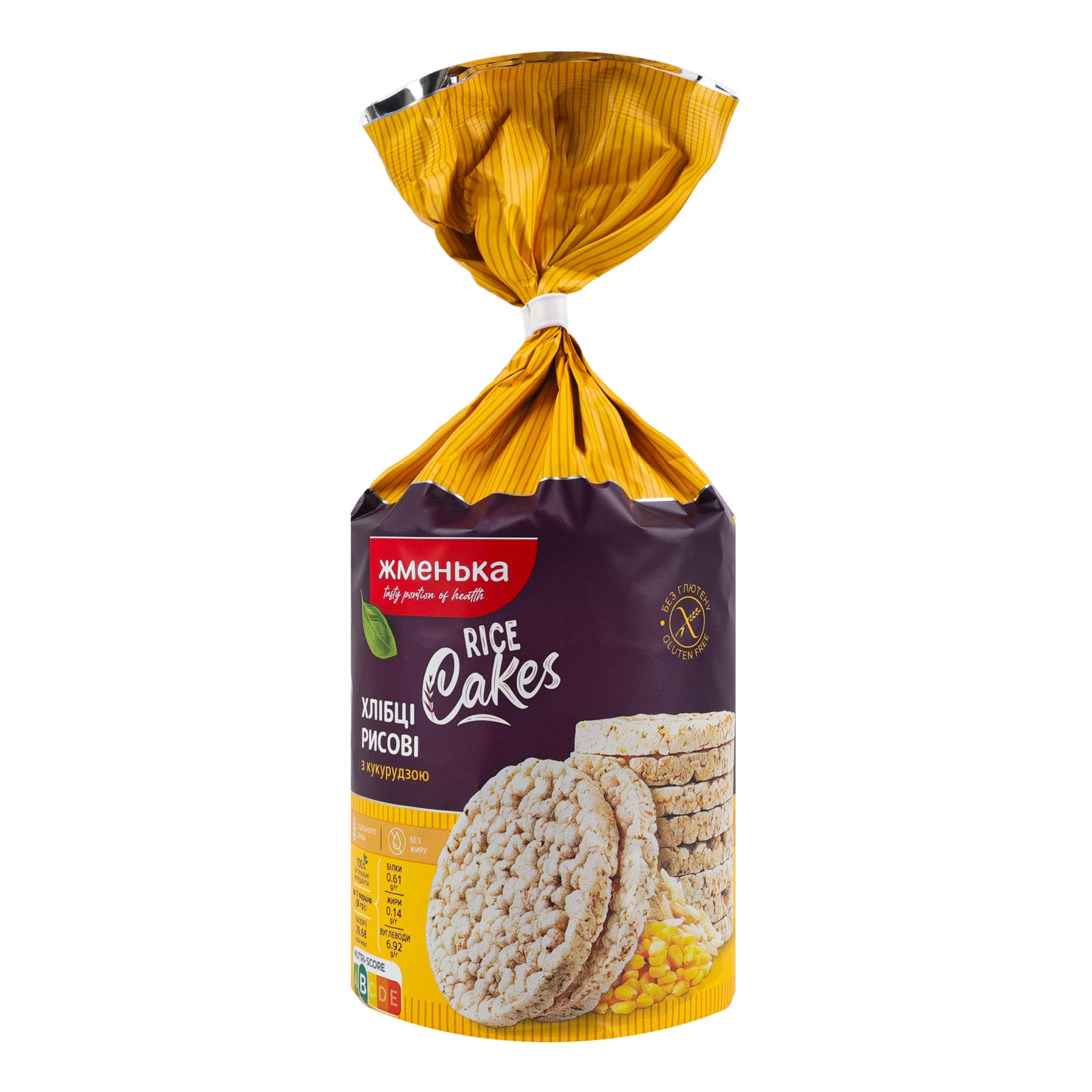 Хлібці Жменька хрусткі рисові з кукурудзою 100г Фото №:1