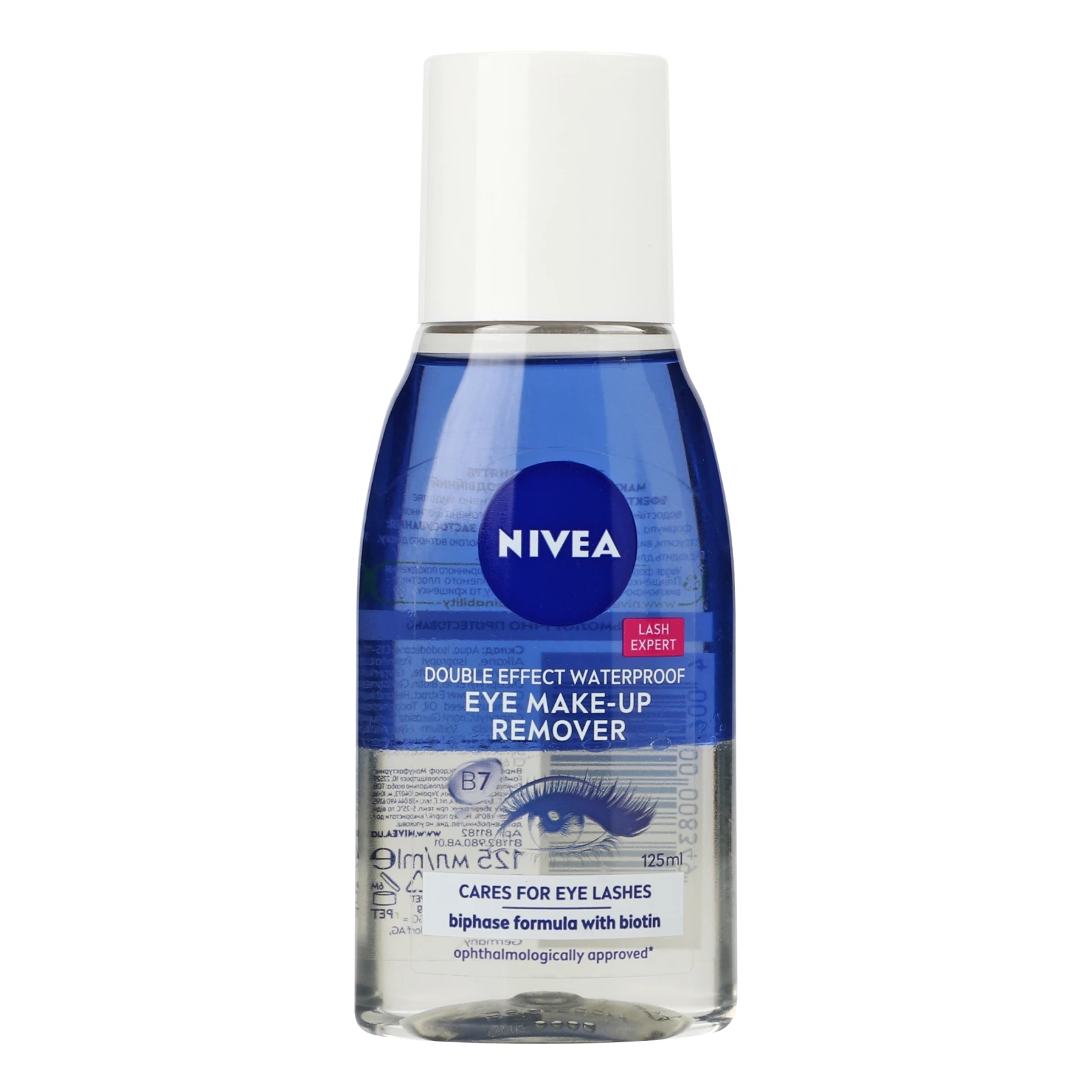 Засіб для зняття макіяжу Nivea Watherproof  з очей Подвійний ефект 125мл Фото №:1