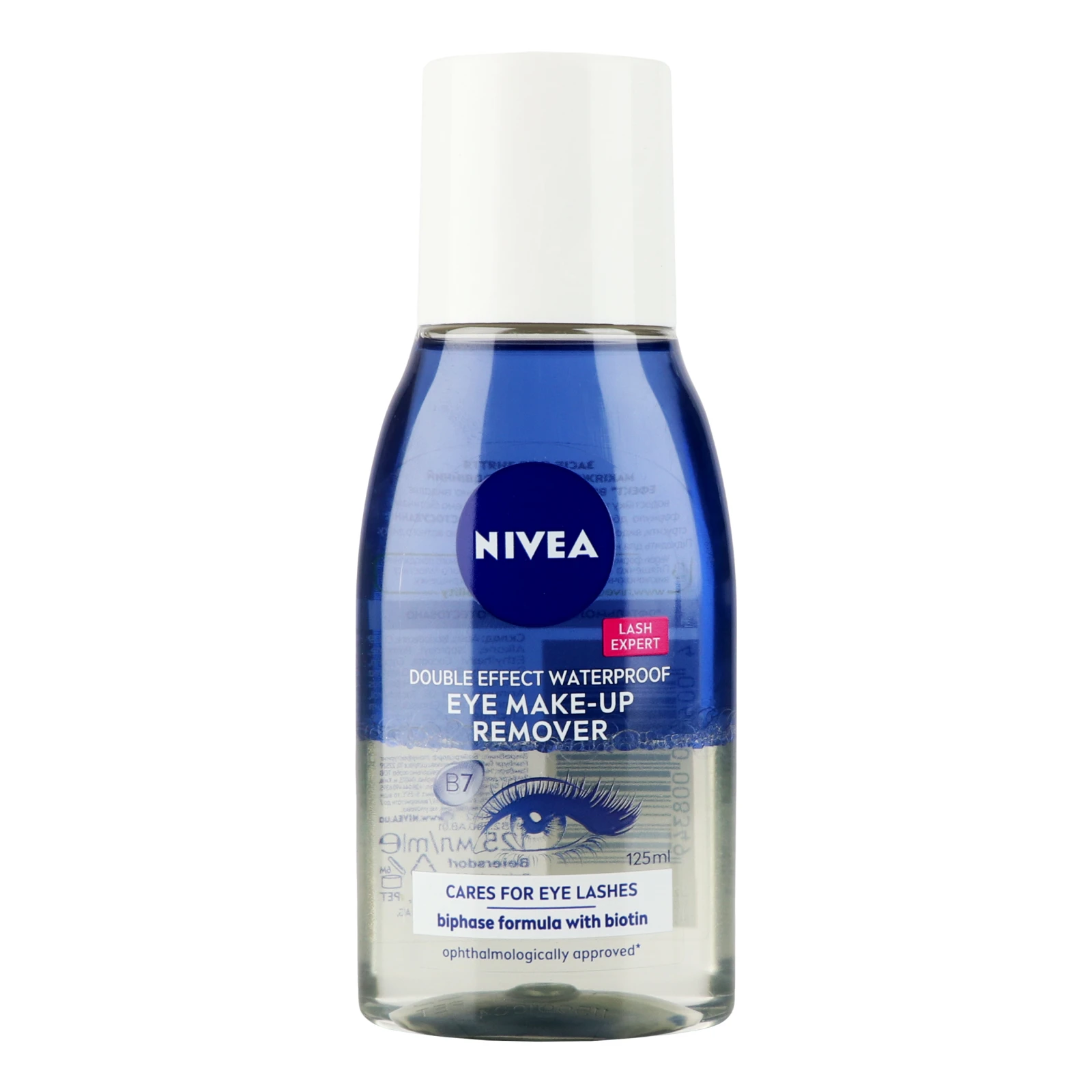 Засіб для зняття макіяжу з очей Nivea Watherproof Double Effect 125мл Фото №:1