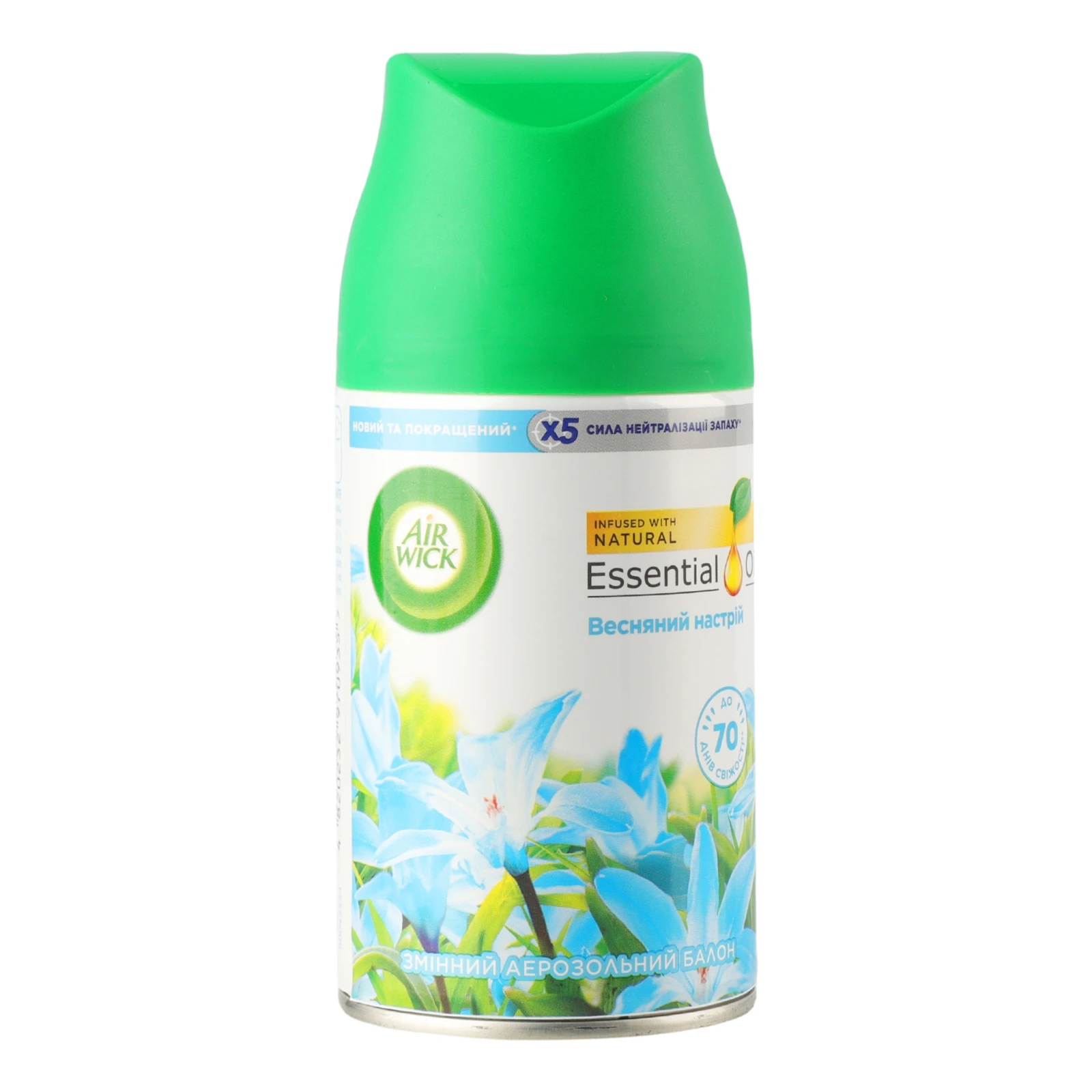 Балон аерозольний Air Wick Freshmatic змінний для автоматичного освіжувача повітря Весняний настрій 250мл Фото №:1