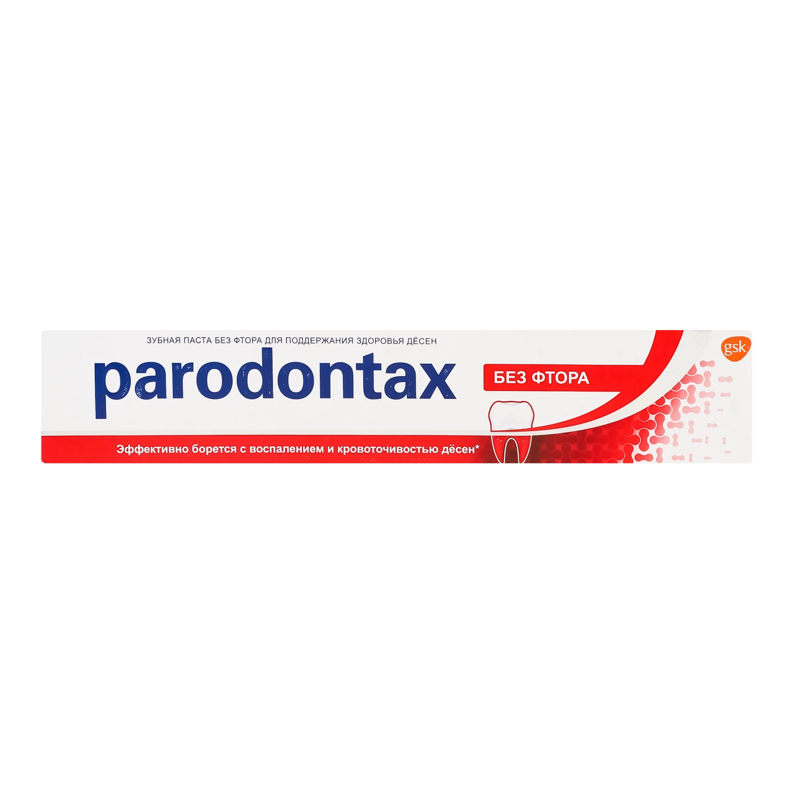 Паста зубна Parodontax без фтору 75мл Фото №:1