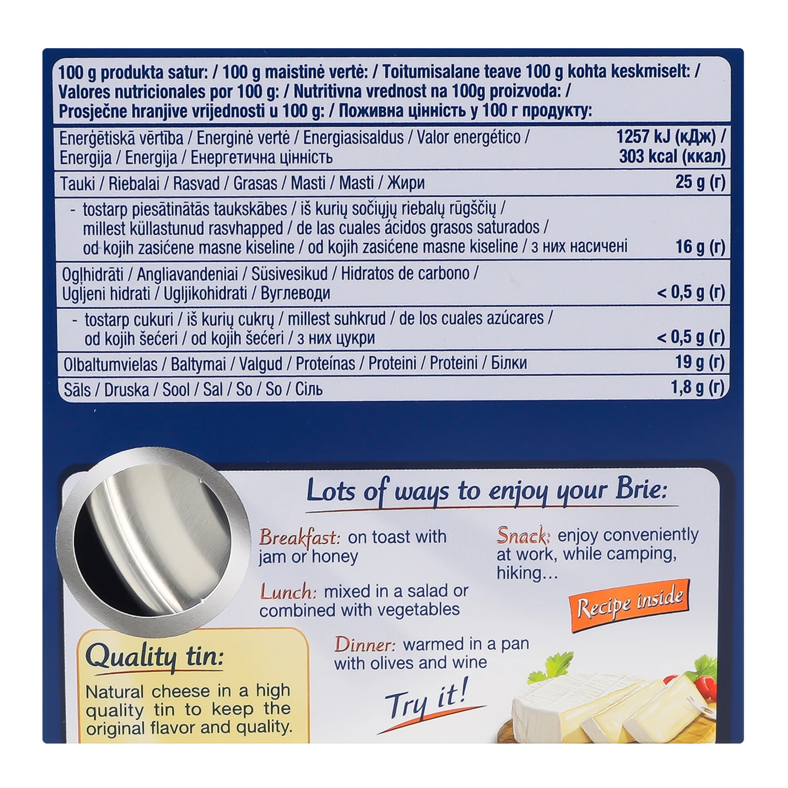 Сир Kaserei Champignon Brie м'який 50% 125г Фото №:2