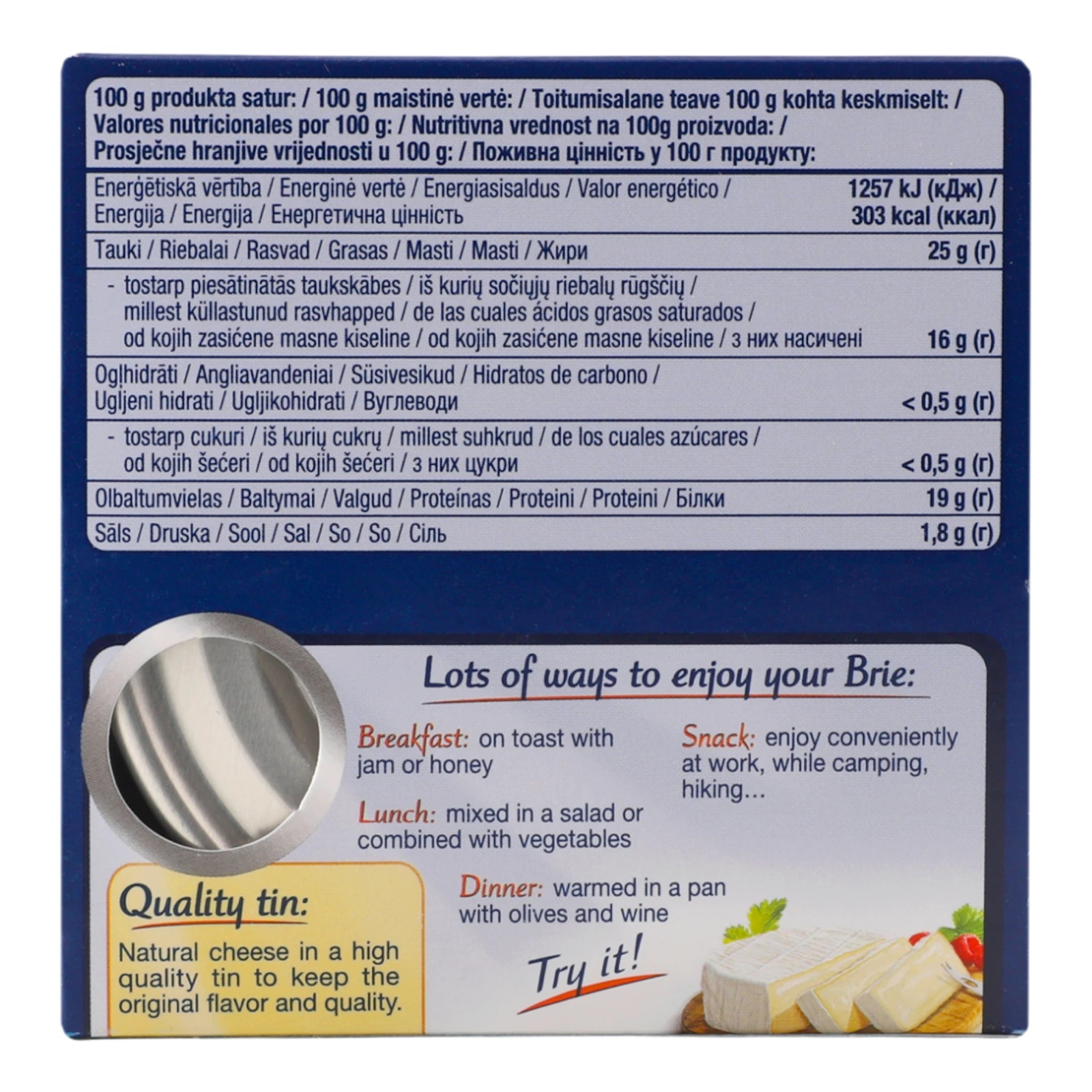 Сир Kaserei Champignon Brie м'який 50% 125г Фото №:2