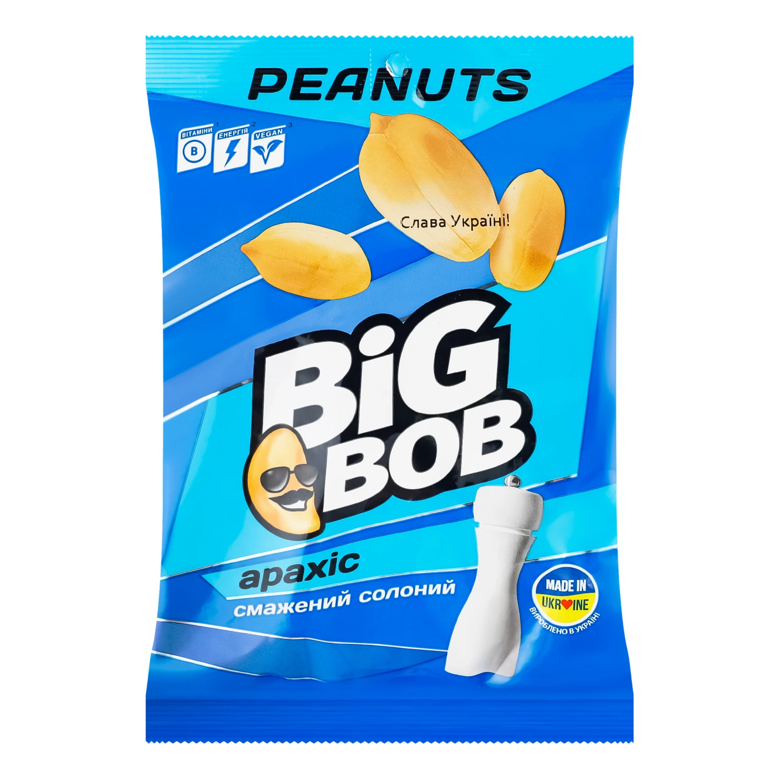 Арахіс Big Bob смажений солоний 120г Фото №:1