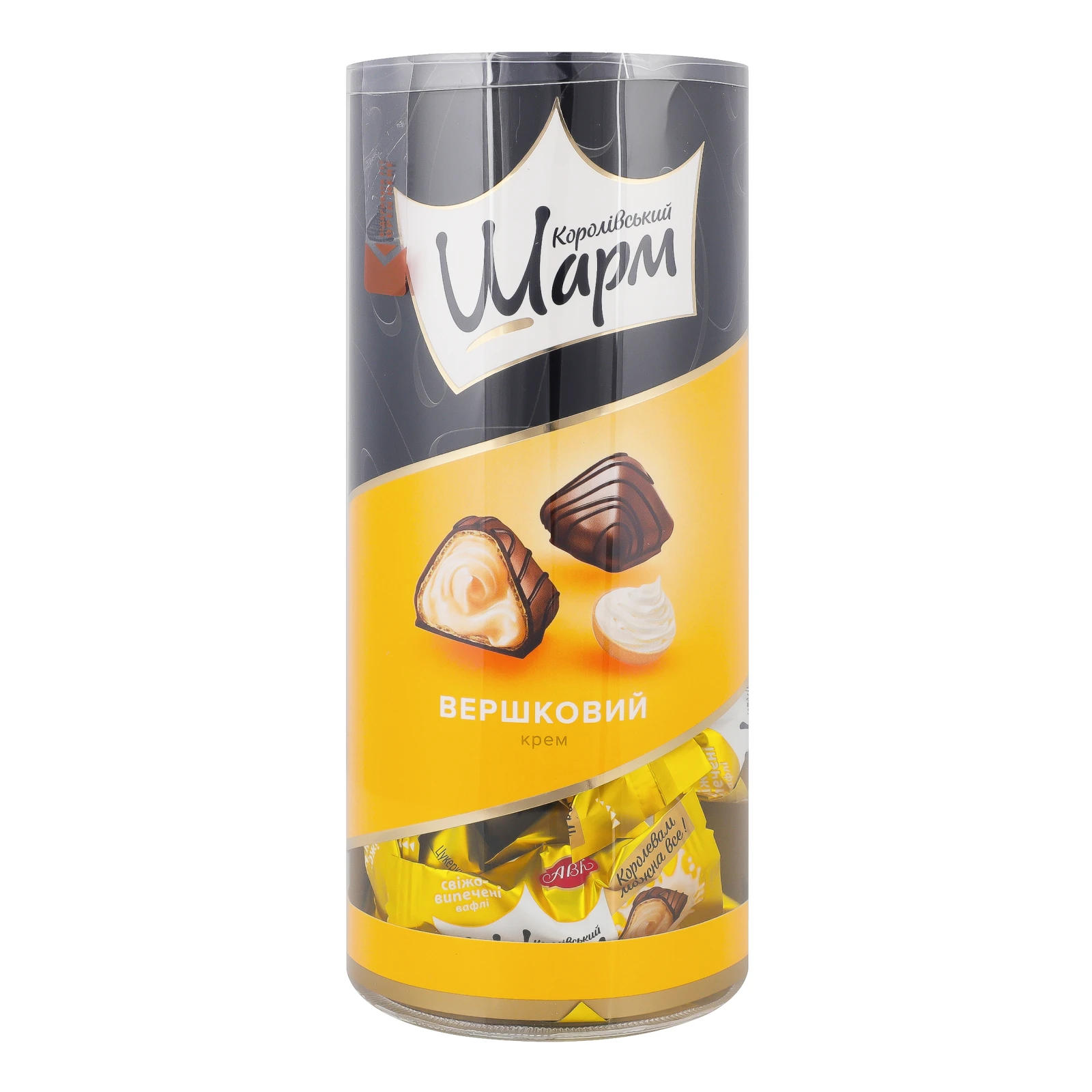 Цукерки АВК Королівський шарм з вершковою начинкою 235г Фото №:1