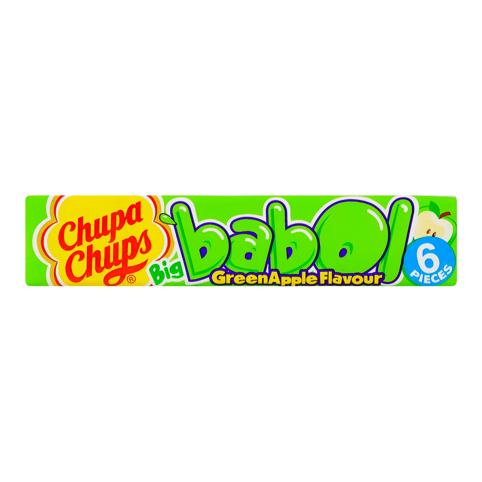 Гумка жувальна Chupa Chups Big Babol зі смаком зеленого яблука 27.6г