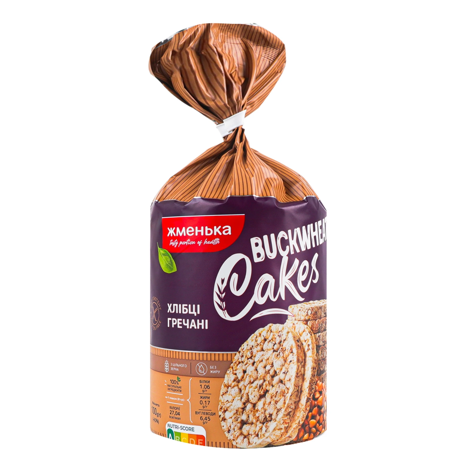 Хлібці Жменька хрусткі гречані 100г Фото №:1