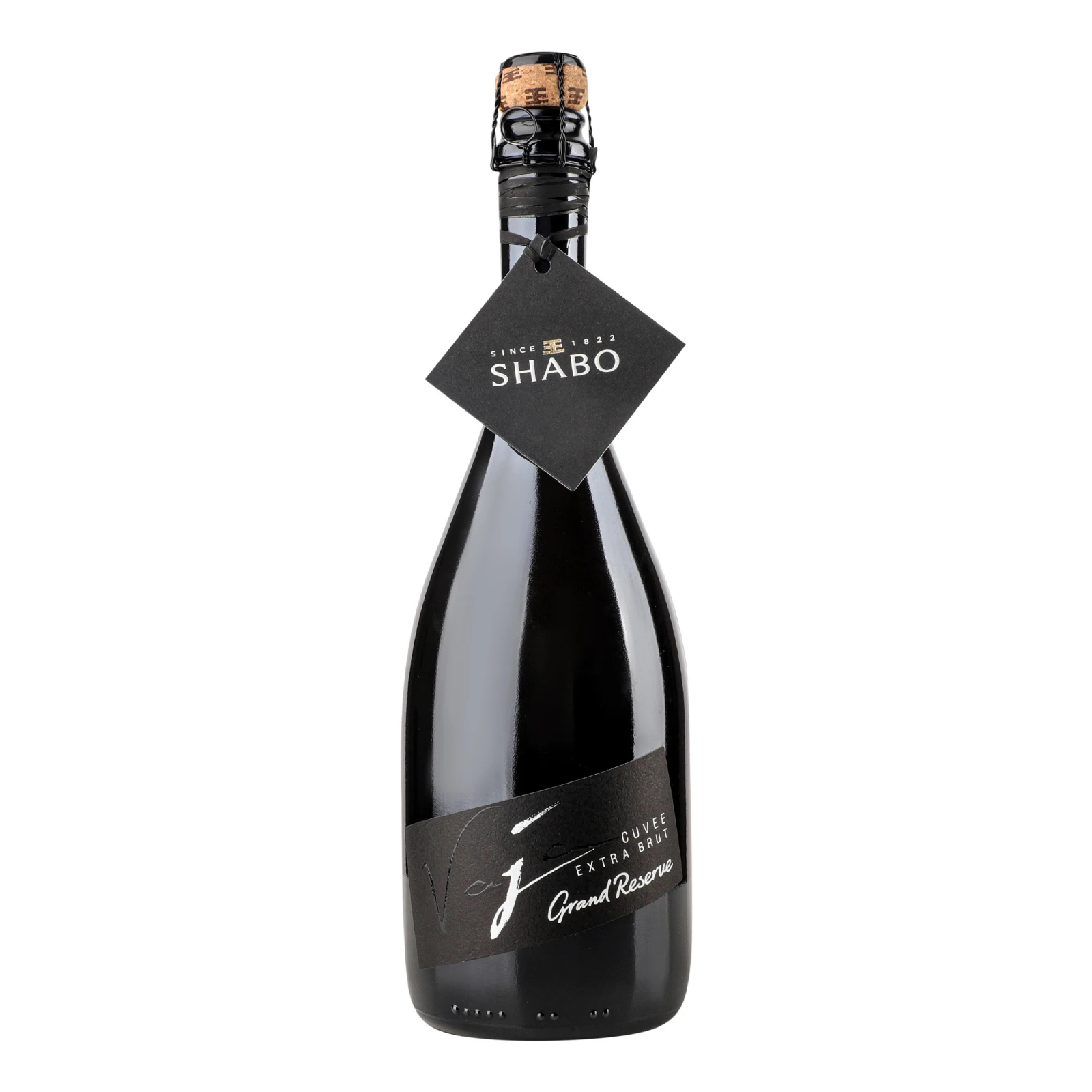 Вино ігристе Shabo Grand Reserve біле екстра брют 13% 0.75л