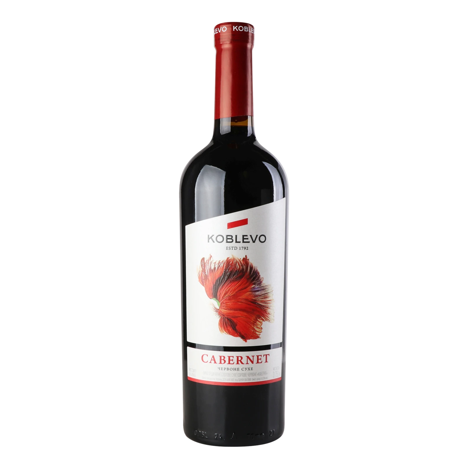 Вино Koblevo Cabernet червоне сухе 9.5-14% 0.75л Фото №:1