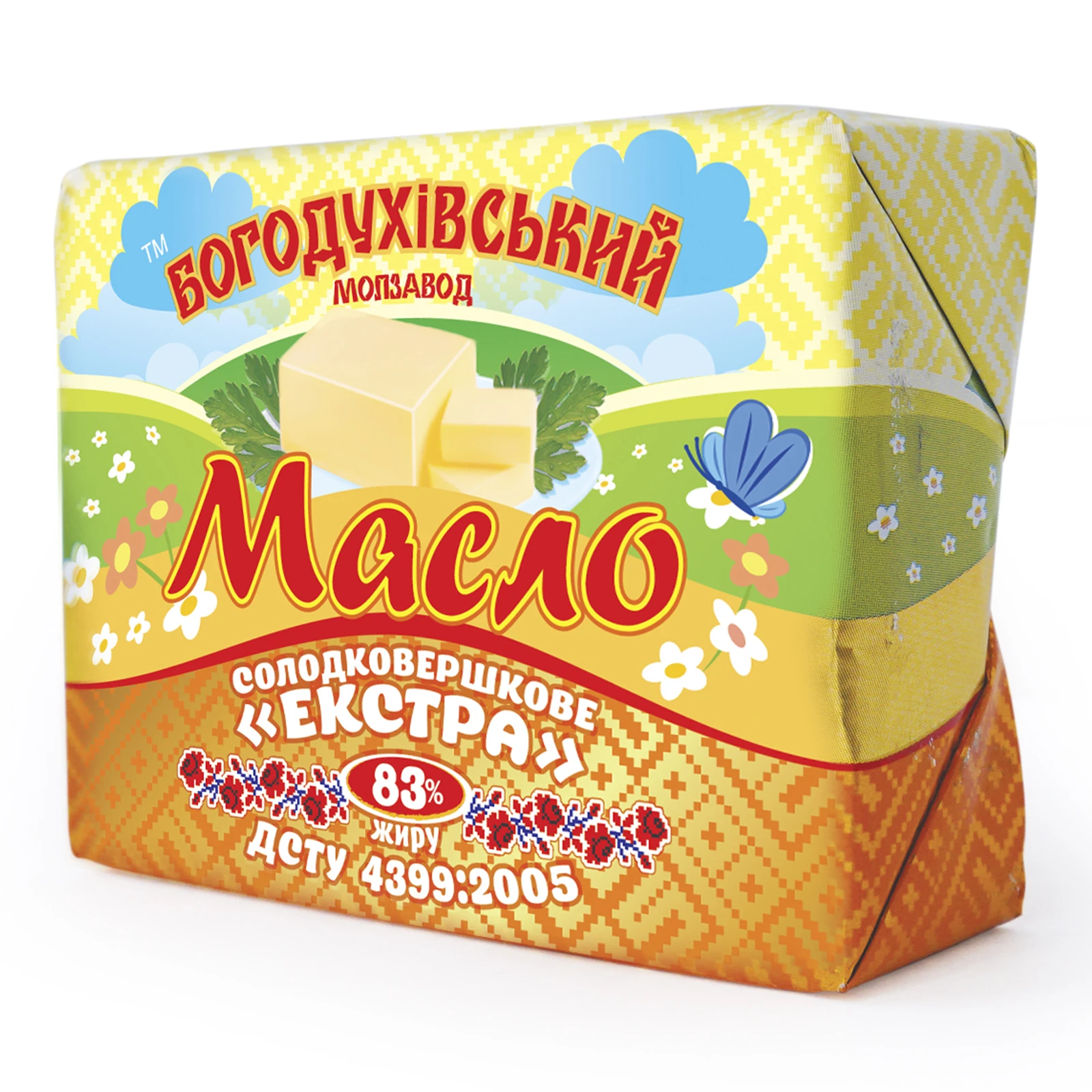Масло Богодухівський молзавод Екстра солодковершкове 83% 180г Фото №:1
