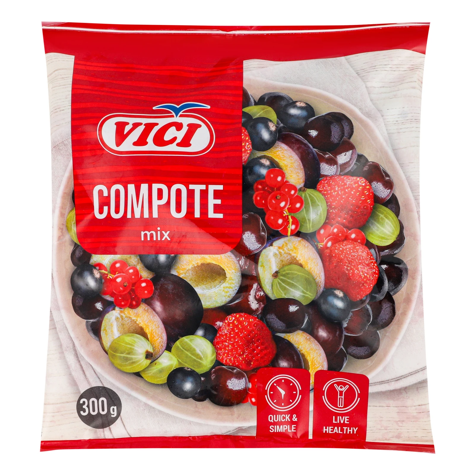 Суміш компотна Vici швидкозаморожена 300г Фото №:1