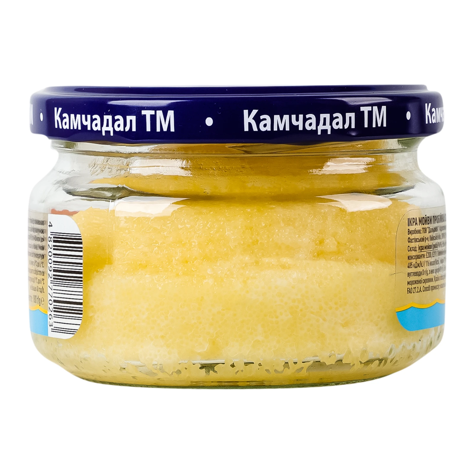 Ікра мойви Камчадал пробійна солена 180г Фото №:2