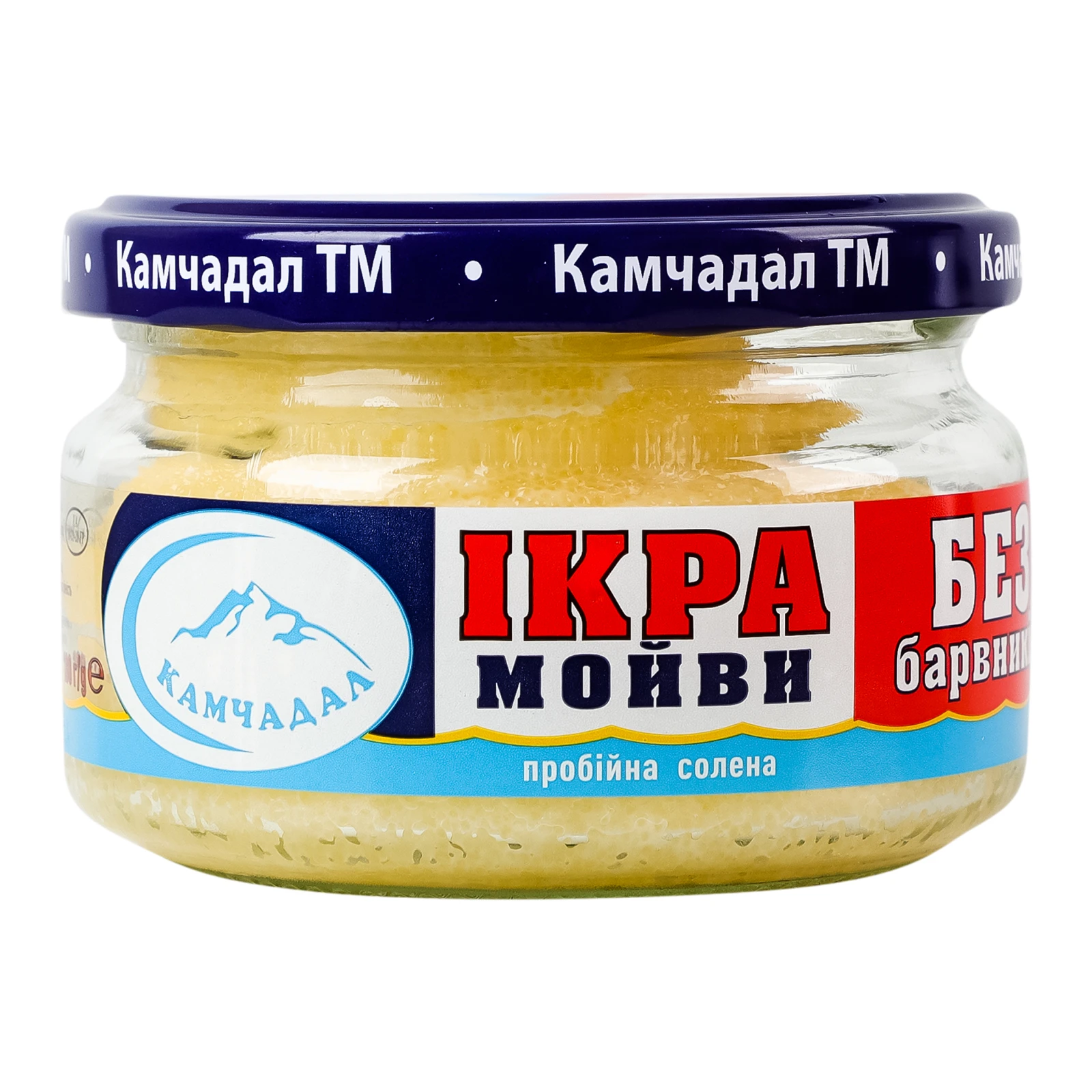 Ікра мойви Камчадал пробійна солена 180г Фото №:1