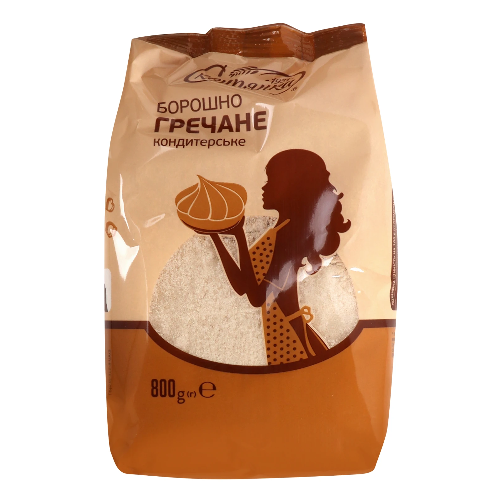 Борошно Сквирянка гречане кондитерське 800г Фото №:1