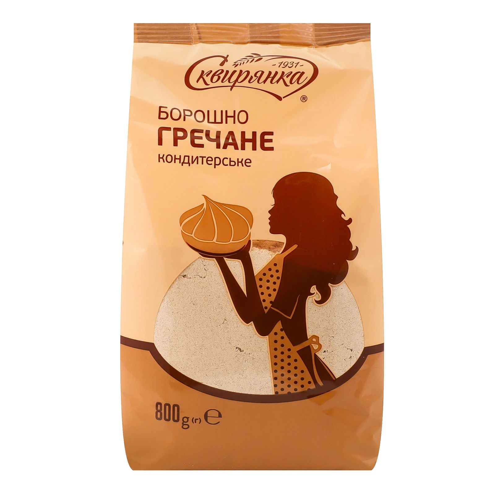 Борошно Сквирянка гречане кондитерське 800г Фото №:1