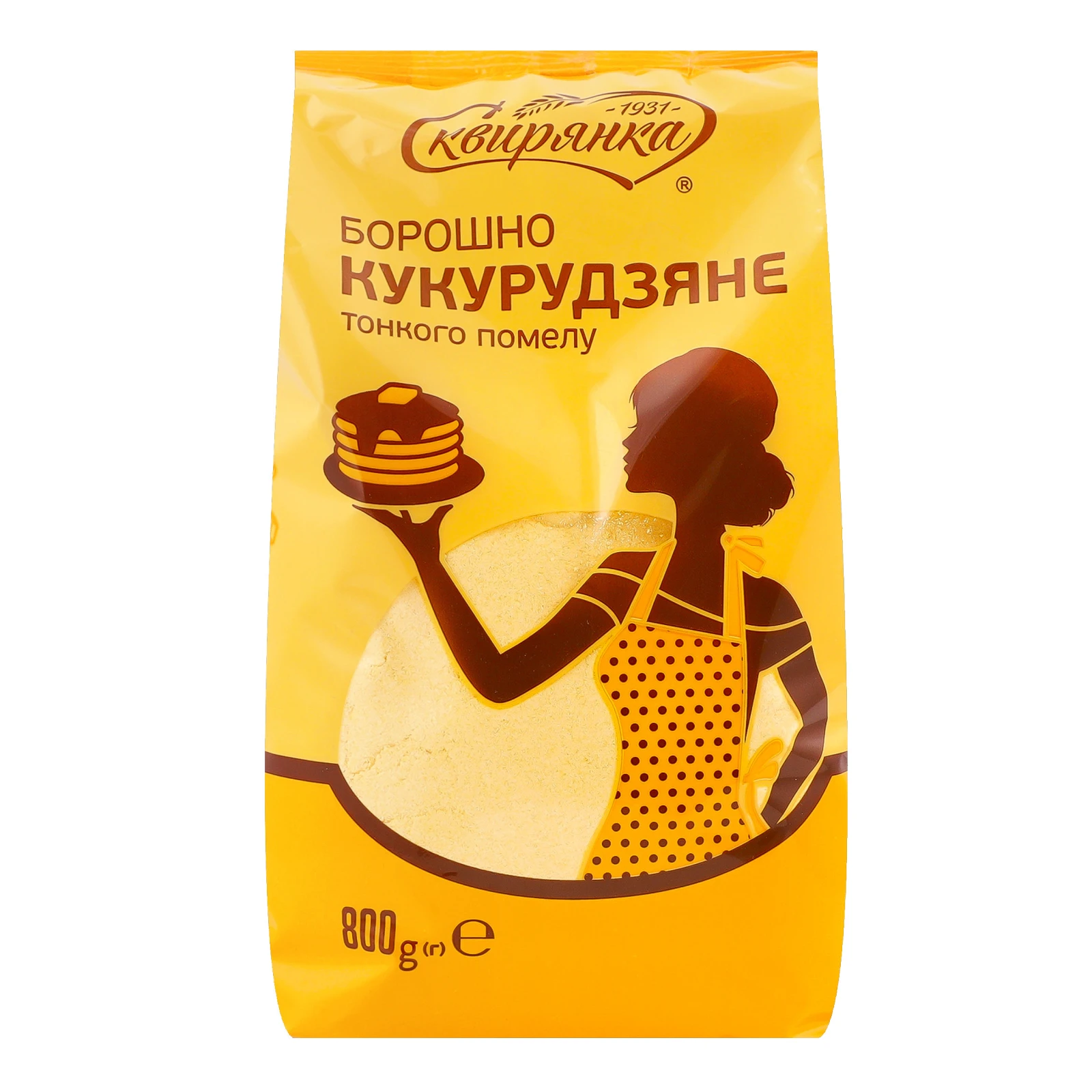 Борошно Сквирянка кукурудзяне тонкого помелу 800г Фото №:1