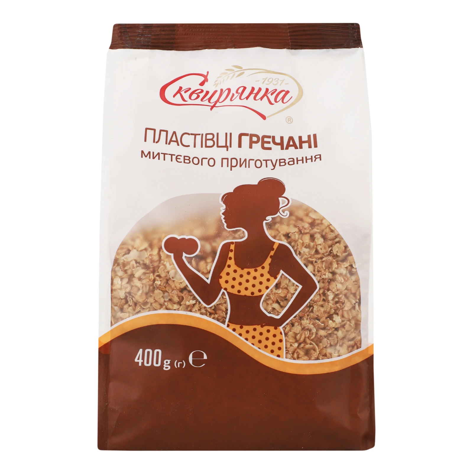 Пластівці Сквирянка миттєвого приготування гречані 400г Фото №:1
