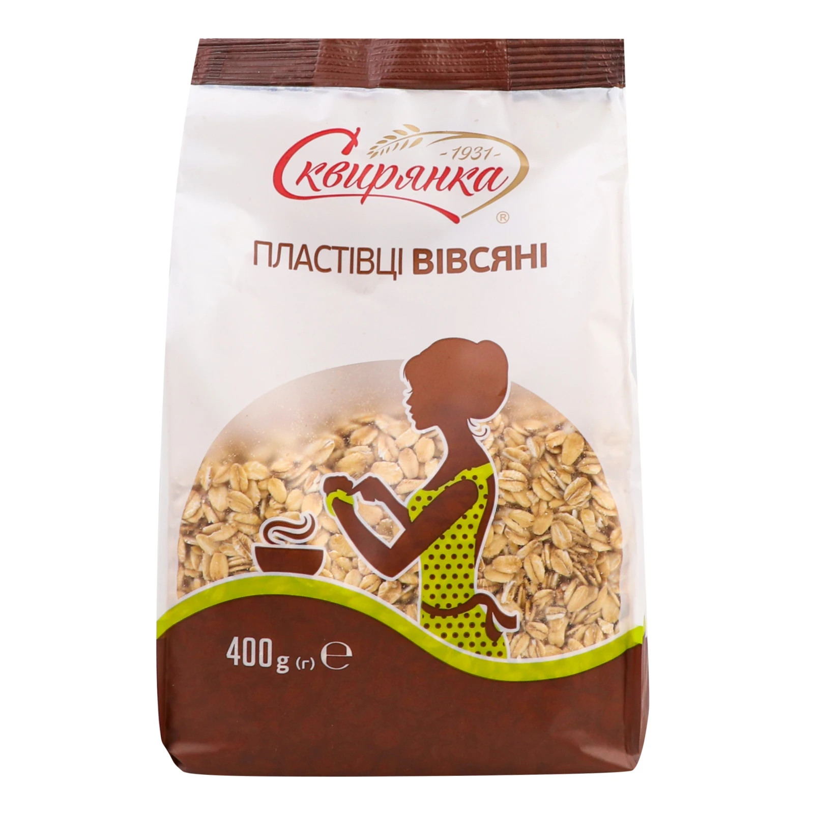 Пластівці вівсяні Сквирянка 400г Фото №:1