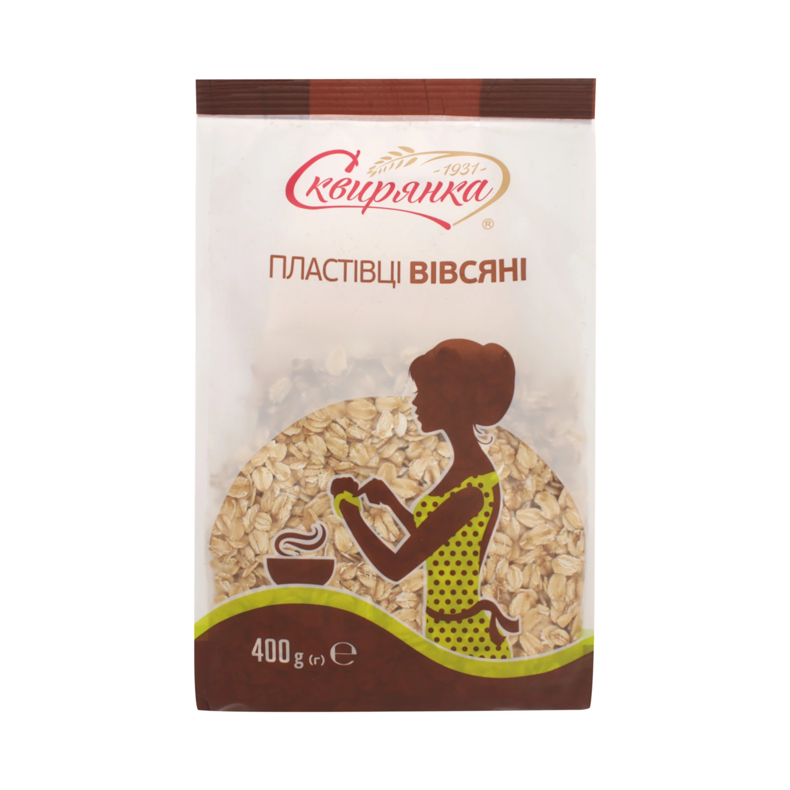 Пластівці вівсяні Сквирянка 400г Фото №:1