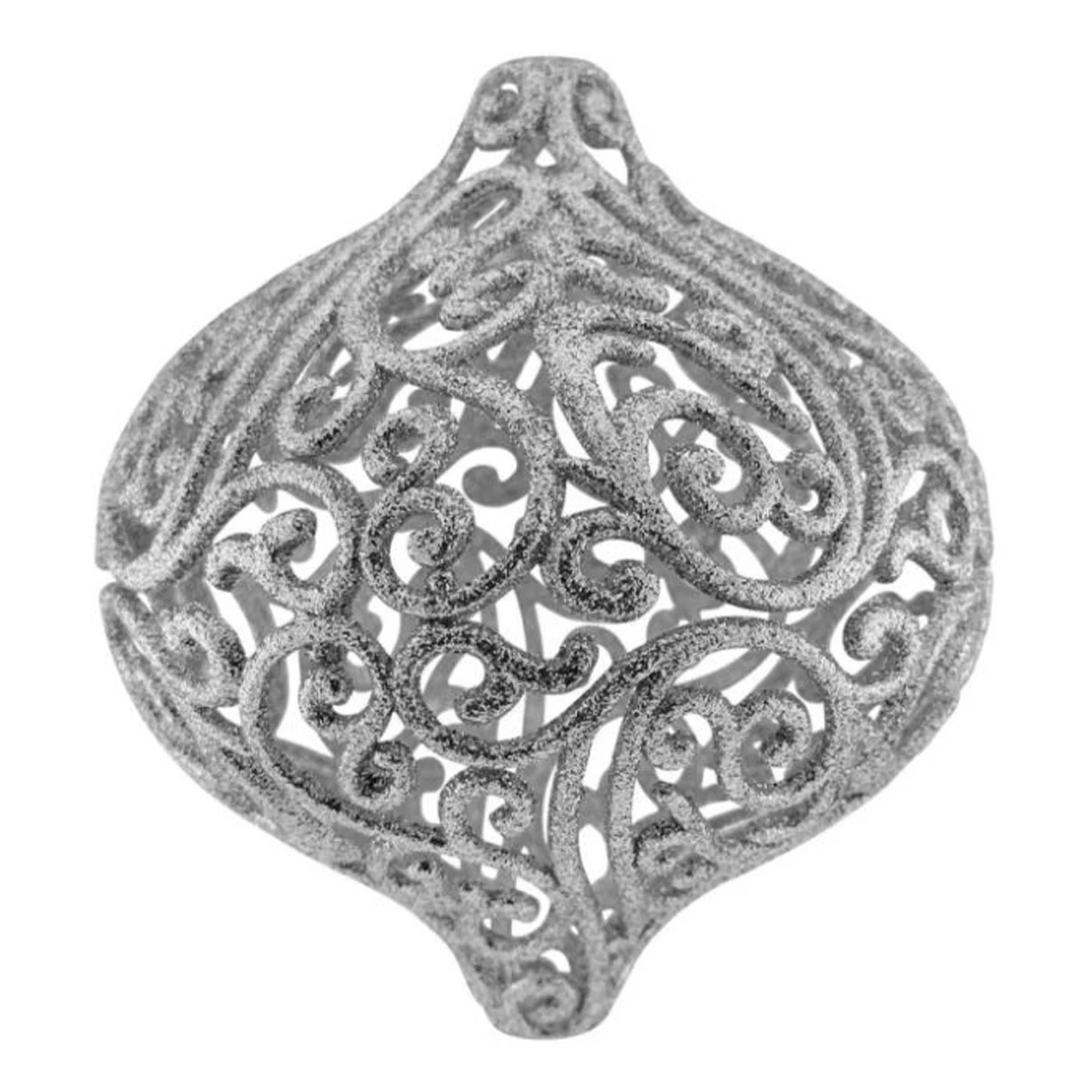 Прикраса Mislt новорічна Дзиґа ажурна 8см Фото №:1