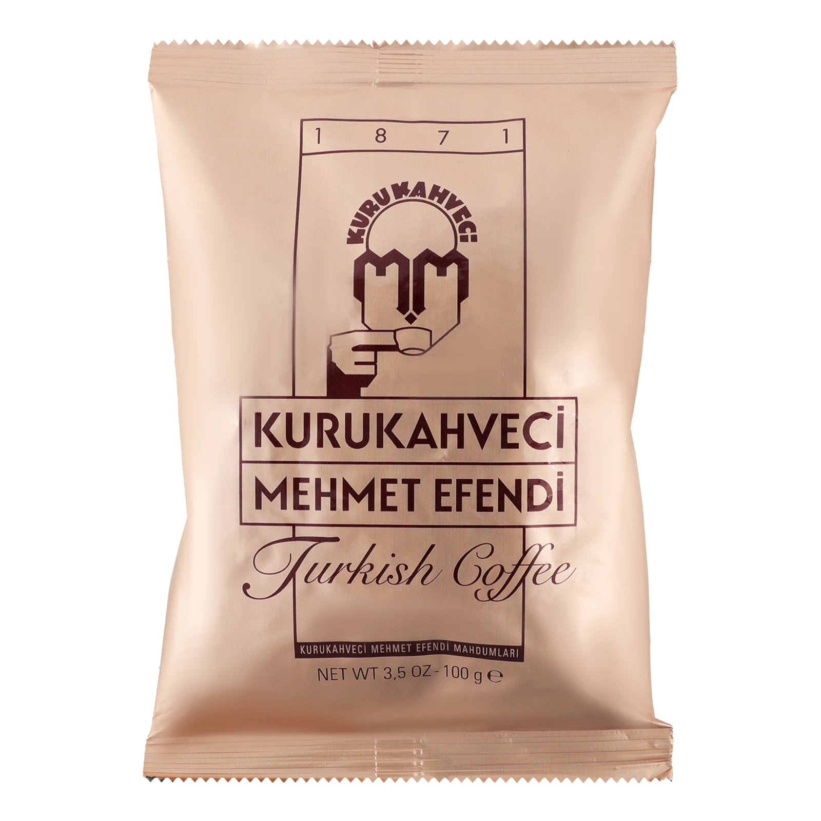 Кава Kurukahveci Mehmet Efendi мелена 100г Фото №:1