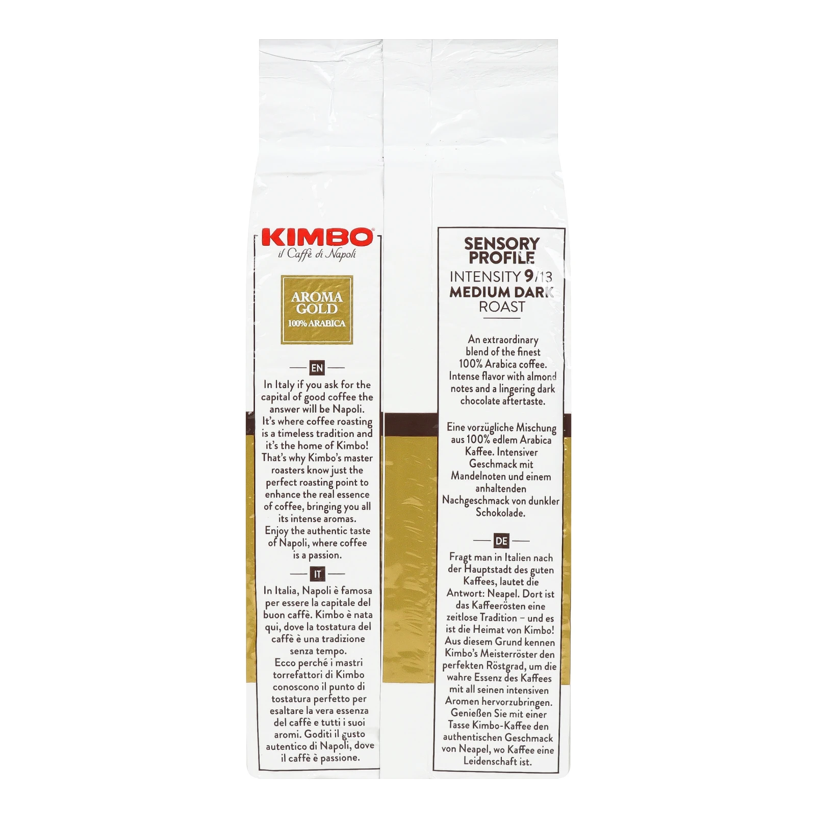 Кава Kimbo Aroma Gold 250г натуральна смажена мелена Фото №:2