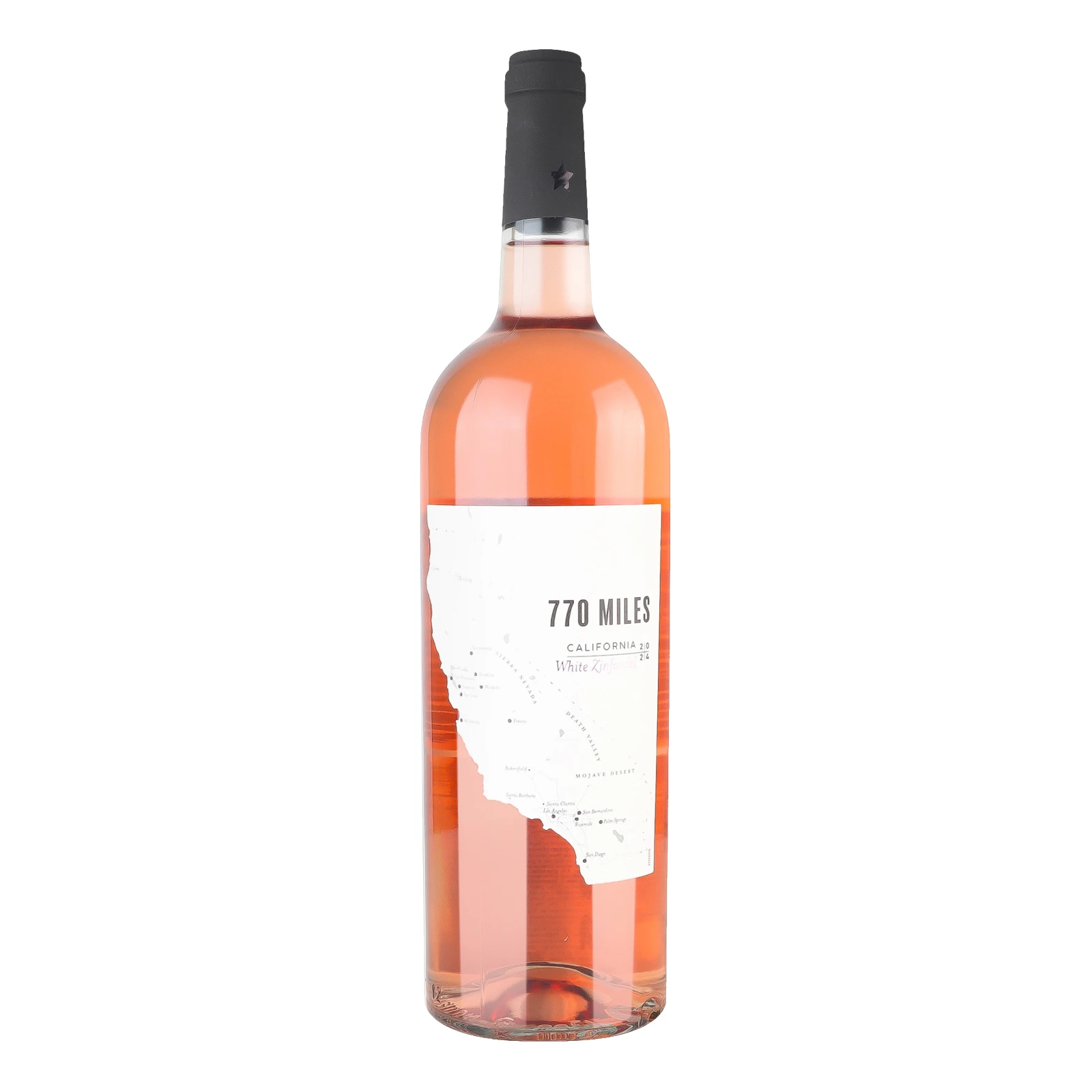 Вино 770 Miles California Zinfandel Rose рожеве напівсухе 9.5-10.5% 0.75л
