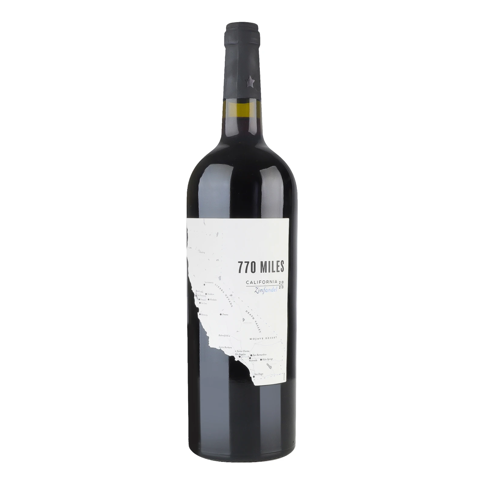 Вино 770 Miles California Zinfandel червоне сухе 14% 0.75л Фото №:1