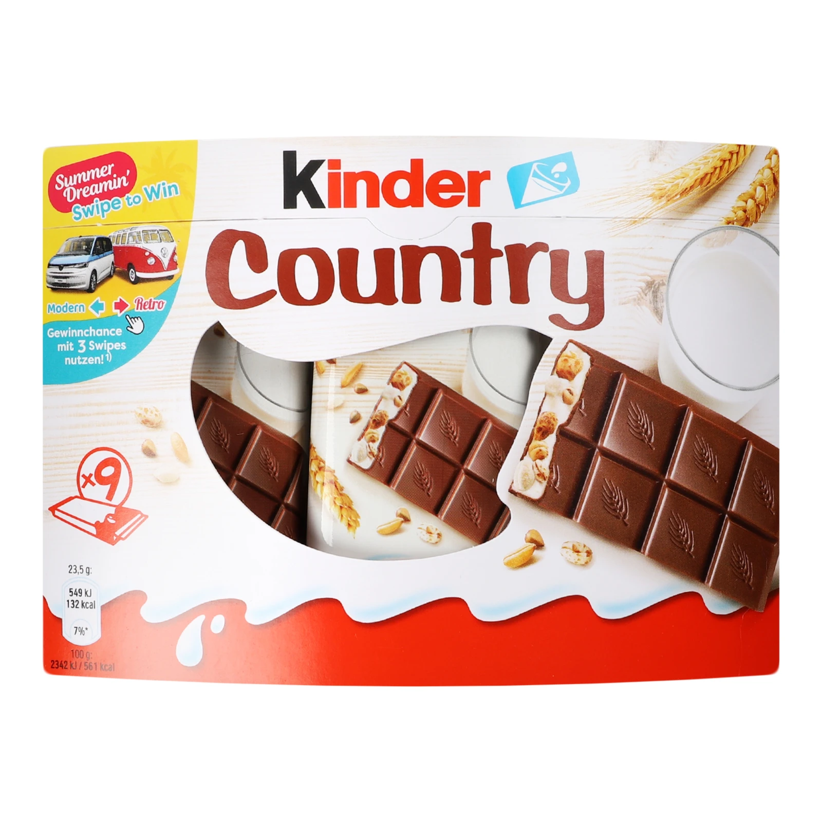 Шоколад Kinder 211,5г Country Фото №:1