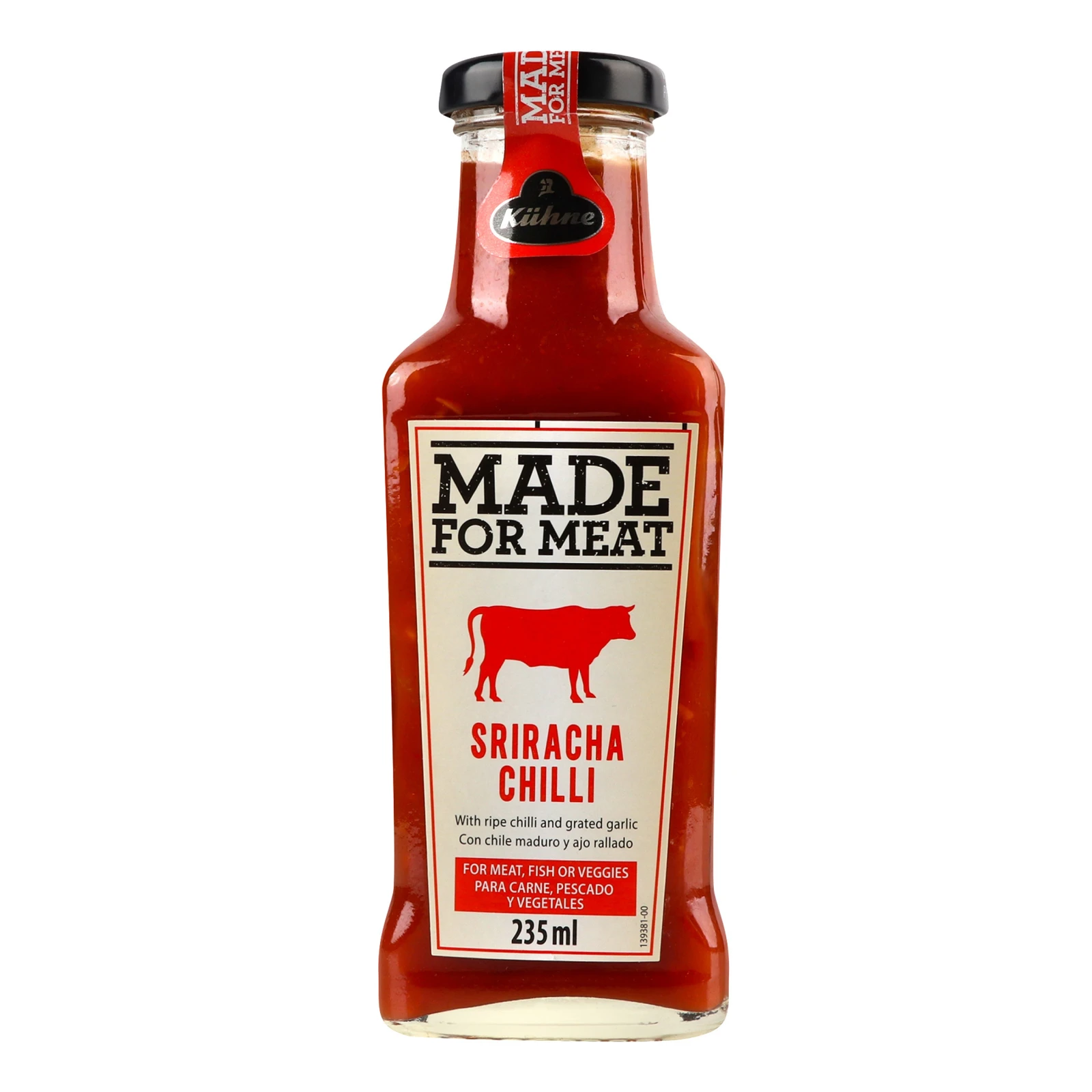 Соус Kuhne Made For Meat Sriracha Chili 235мл Фото навігації №:1