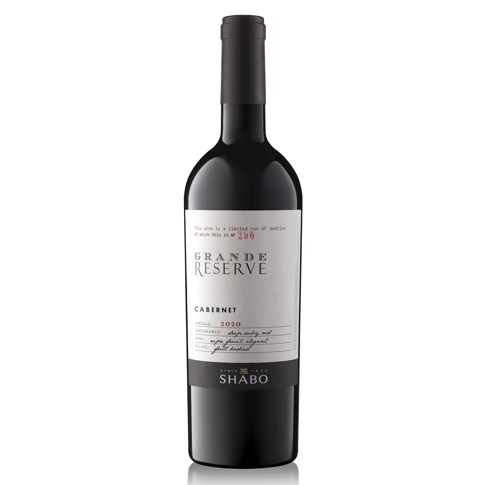 Вино Shabo Grand Reserve 0,75л 12-14% Каберне червоне сухе Фото №:1