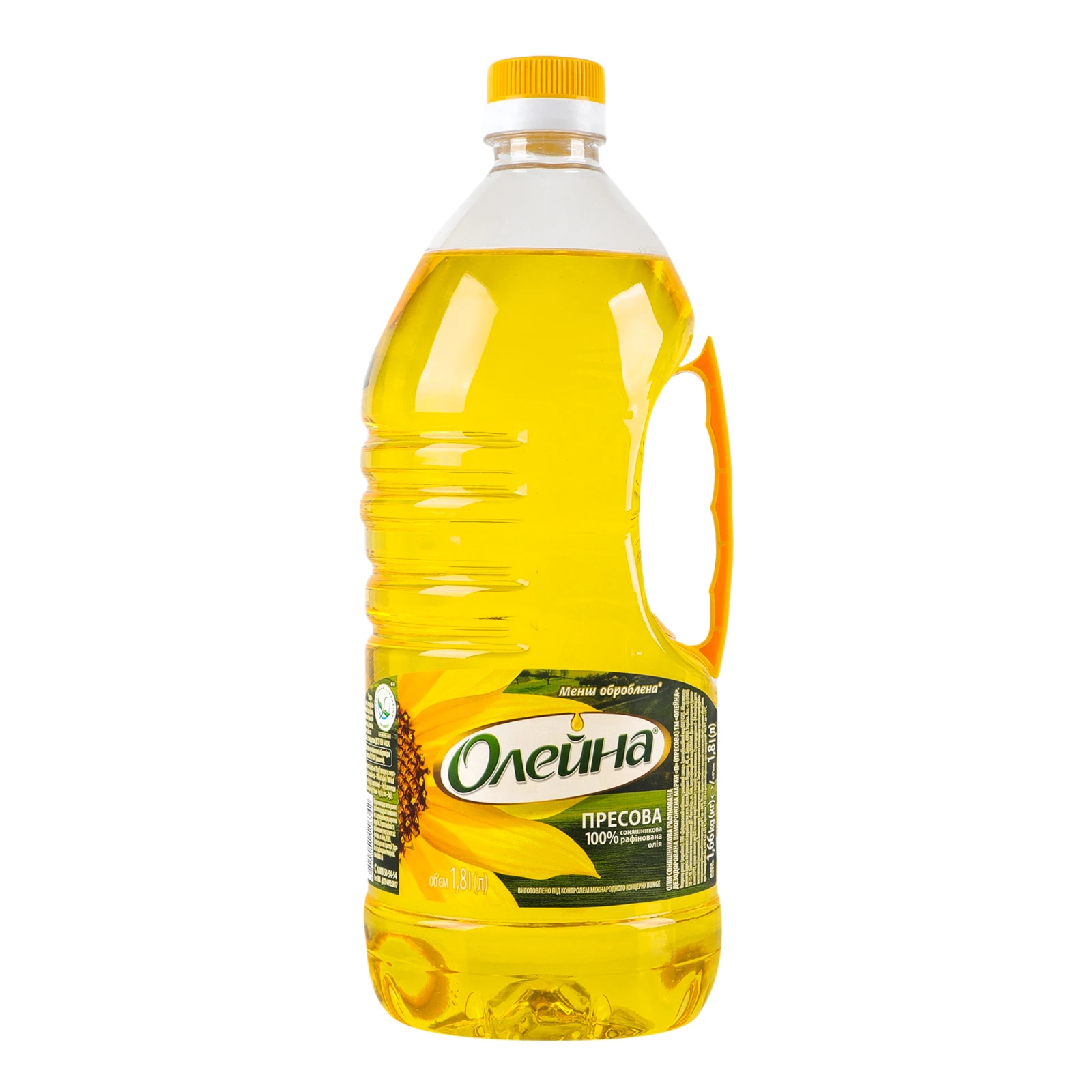 Олія Олейна соняшникова Пресова рафінована 1.8л Фото №:1