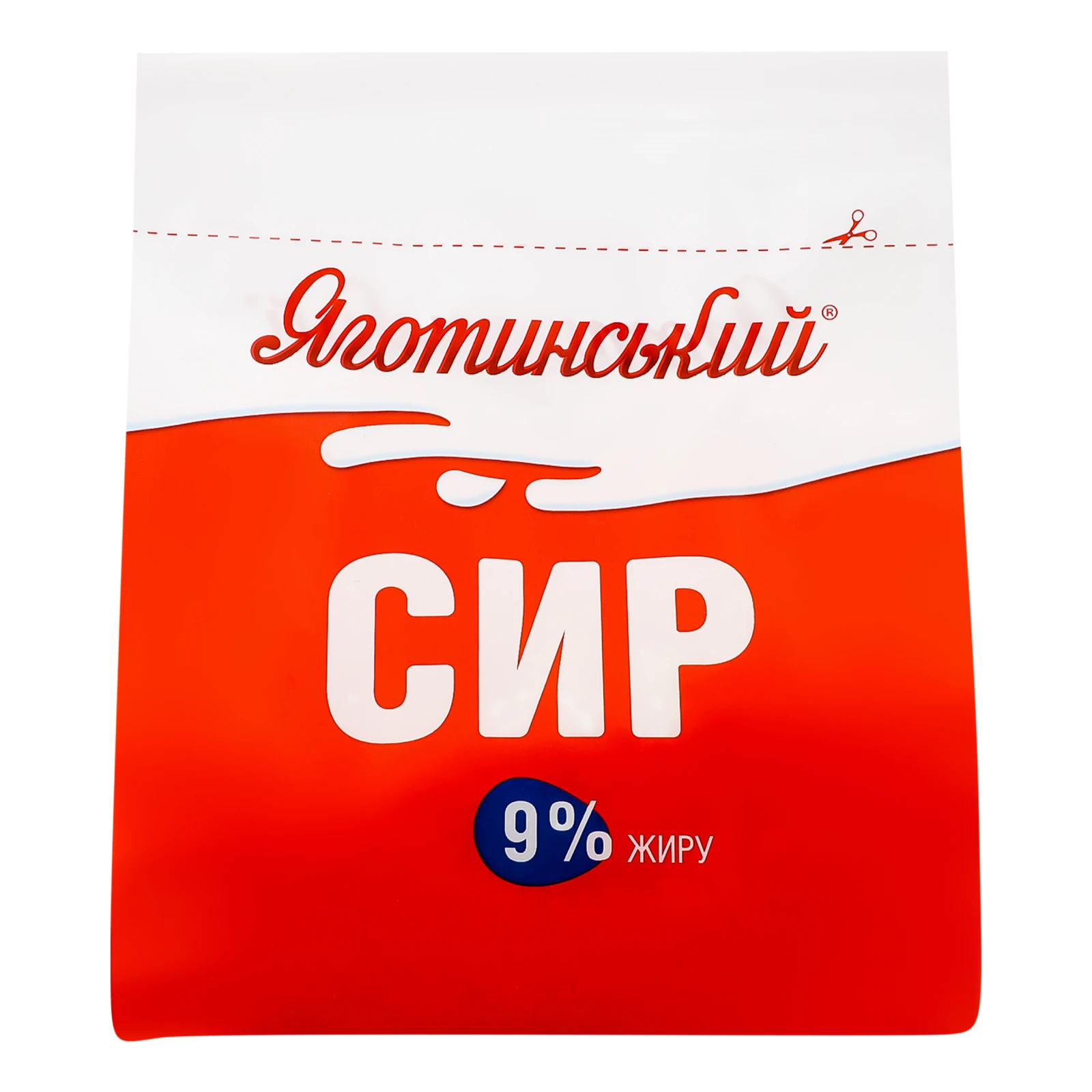 Сир кисломолочний Яготинський 9% 350г Фото №:1