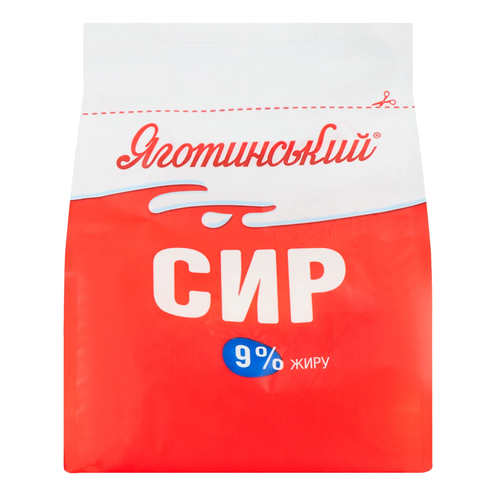 Сир кисломолочний Яготинський 9% 350г Фото №:1