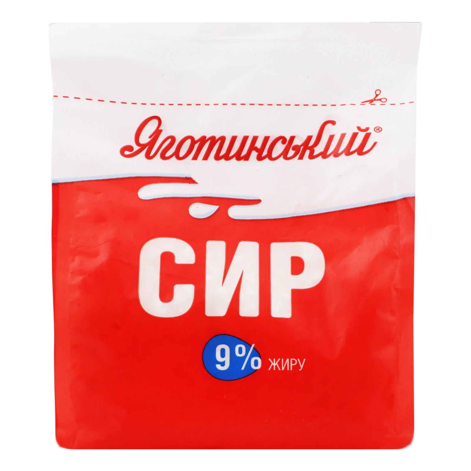 Сир кисломолочний Яготинський 9% 350г