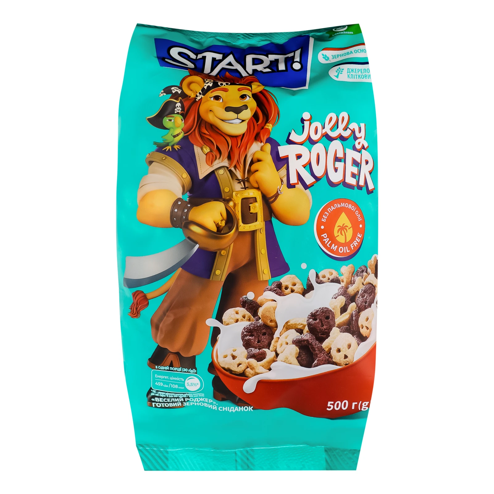 Сніданок сухий Start! Веселий Роджер зерновий 500г Фото №:1