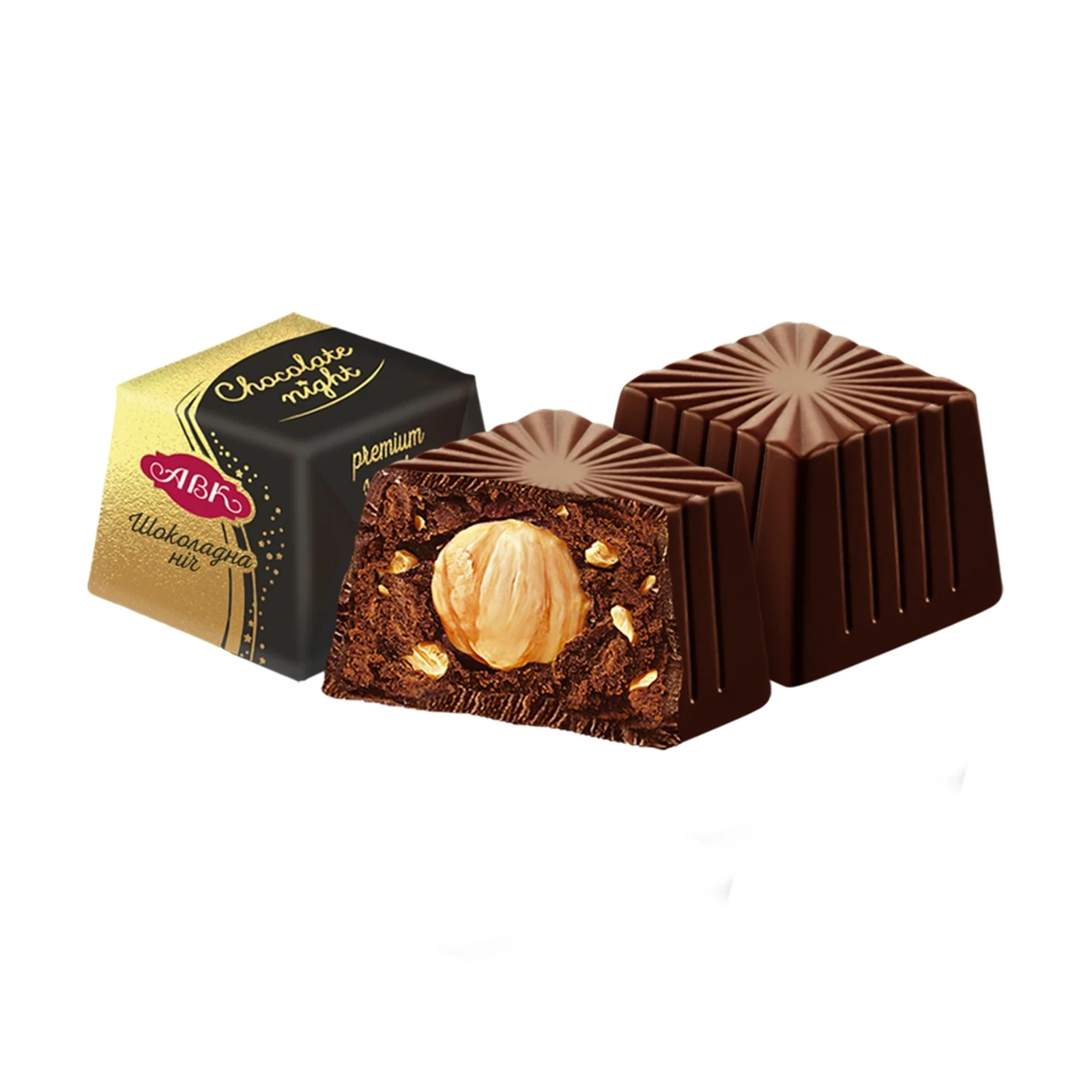 Цукерки АВК Шоколадна ніч Фото №:1