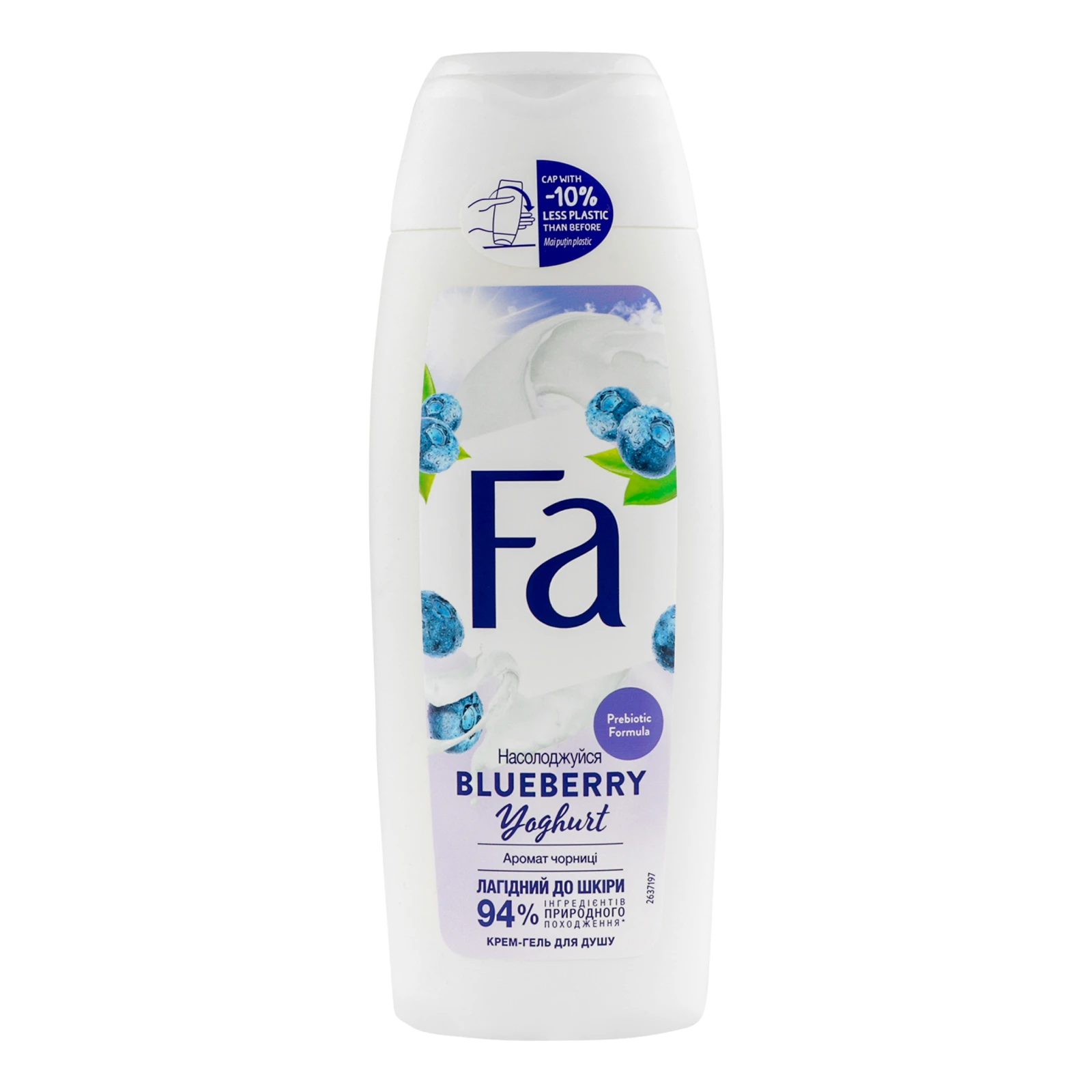 Крем-гель Fa Blueberry Yoghurt для душу 250мл Фото №:1