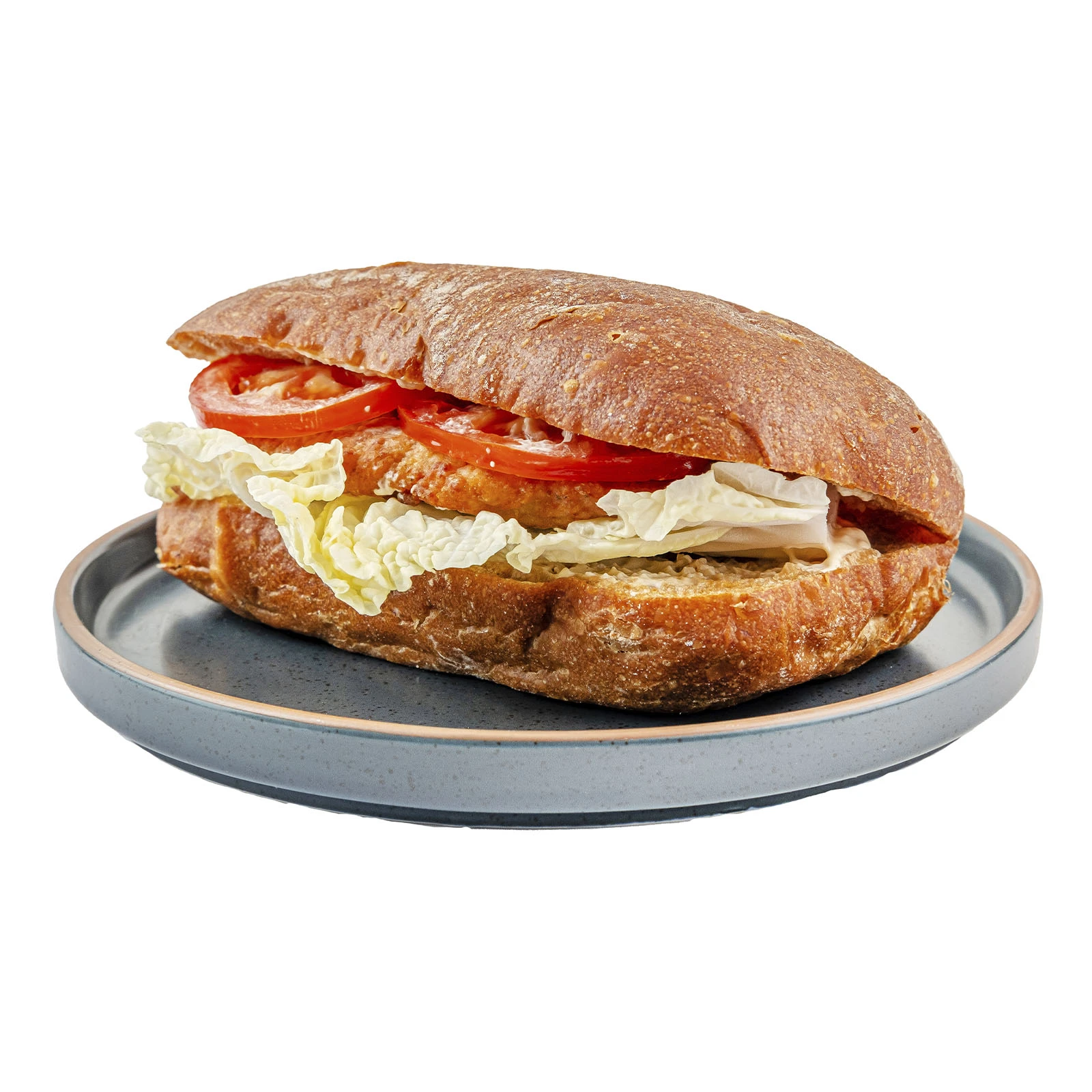 Чіабата солодова з котлетою курячою 220г Фото №:1