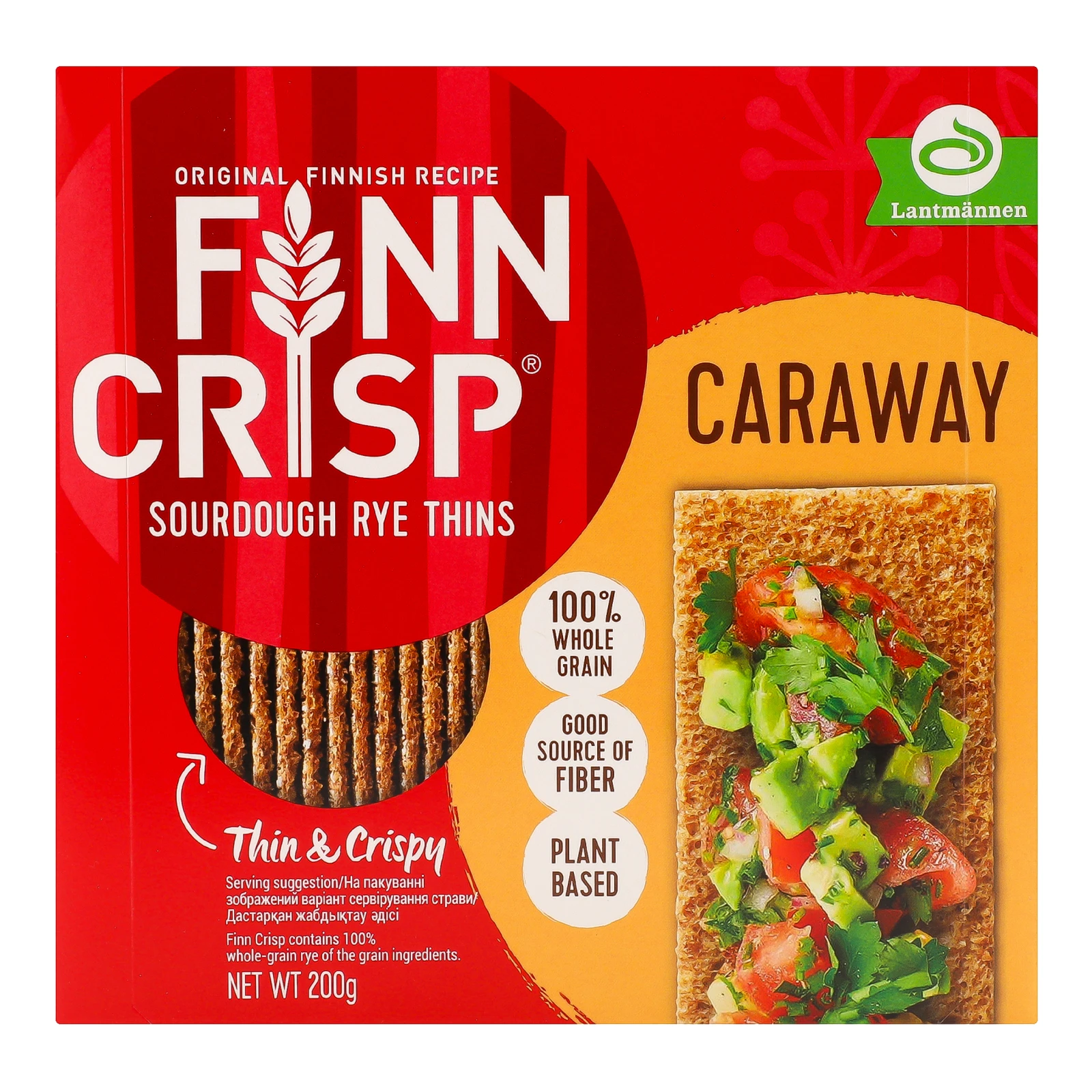 Сухарики Finn Crisp житні з кмином 200г Фото №:1