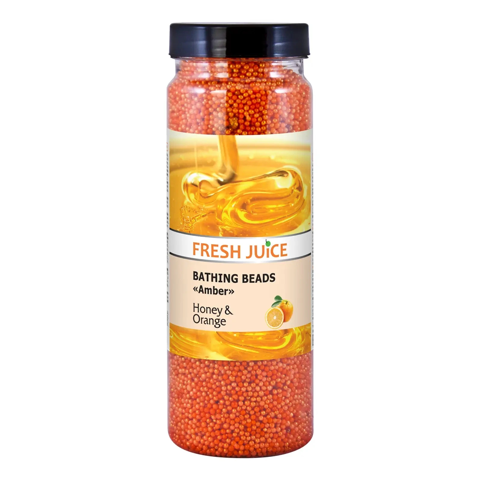 & Сіль д/ванни Fresh Juice 450г Бусинки Honey&orange Фото №:1