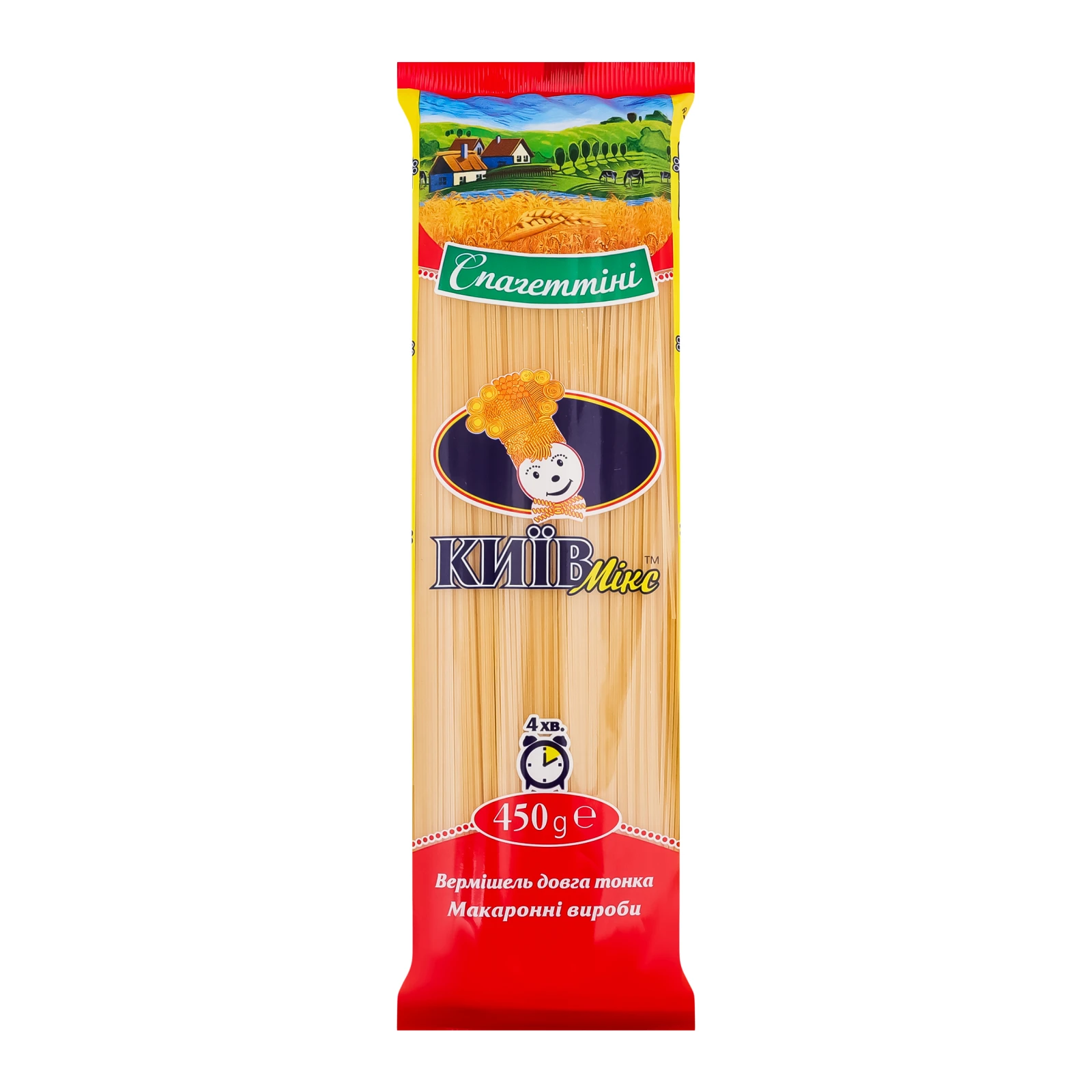 Макаронні вироби Київ Мікс спагеттіні 450г