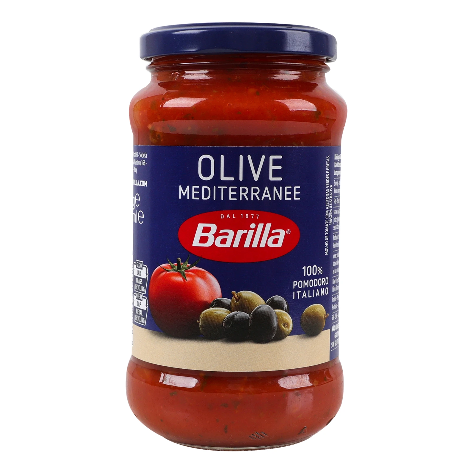 Соус Barilla Olive томатний з оливками 400г Фото №:1