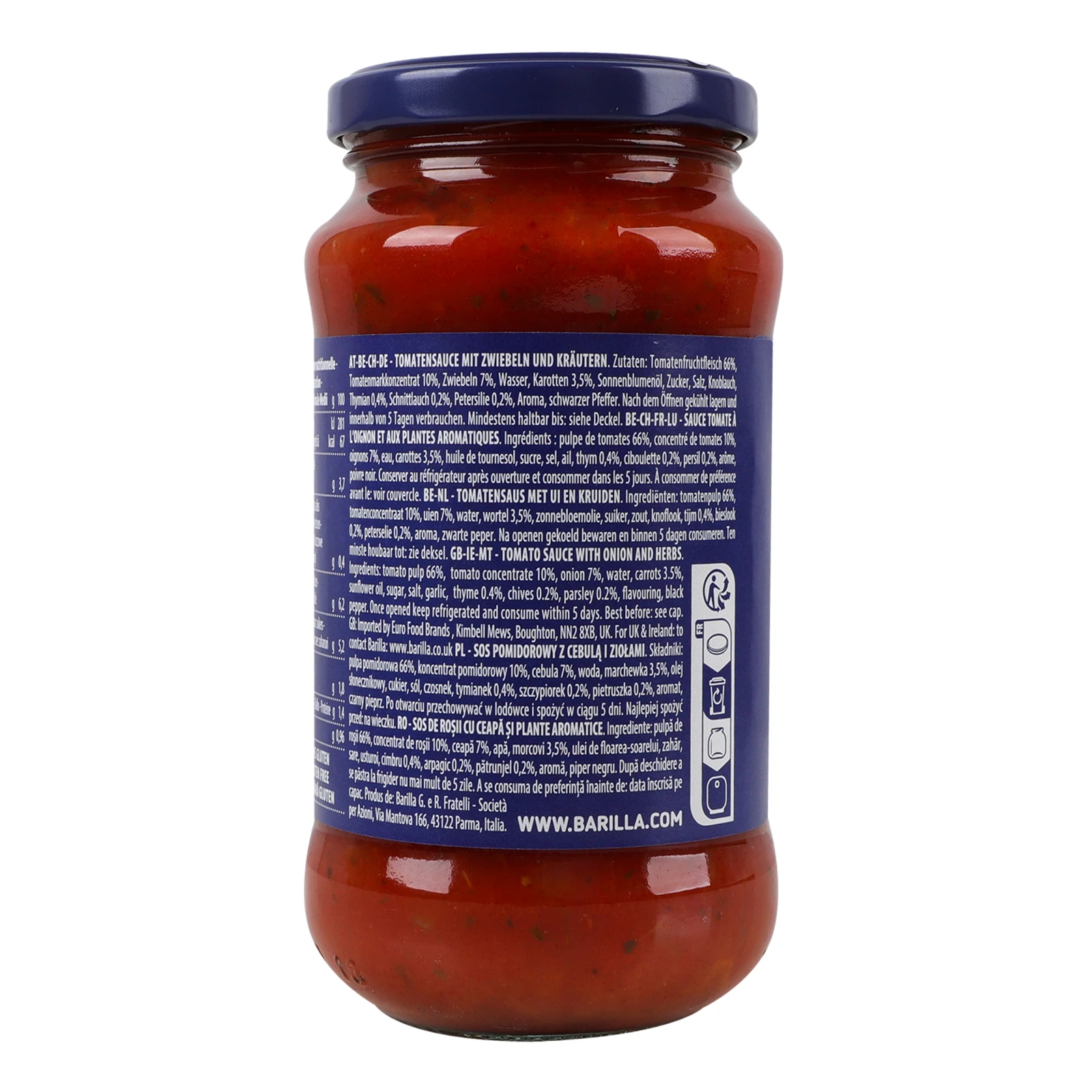 Соус Barilla Napoletana томатний з овочами 400г Фото №:2